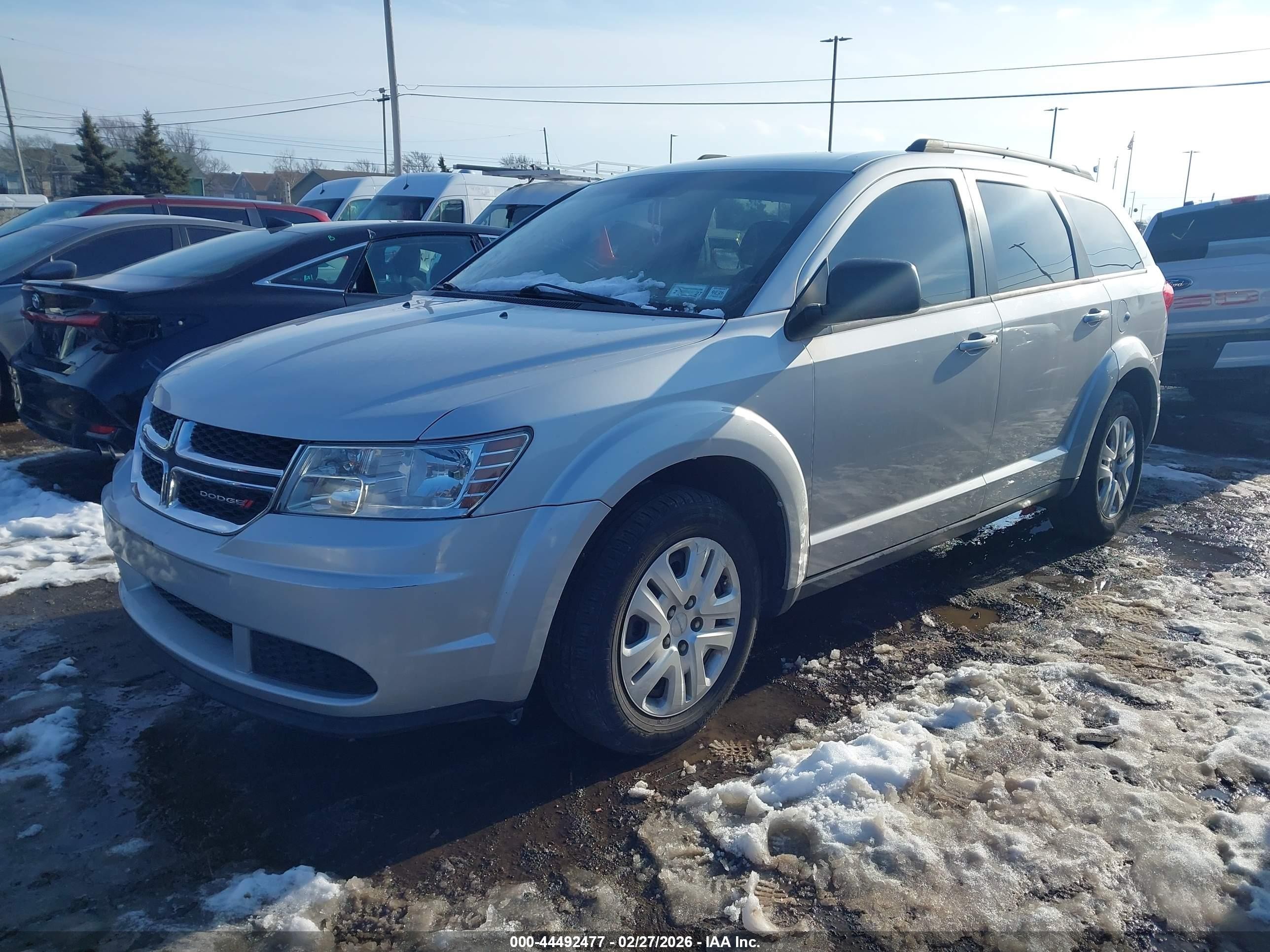 2014 Dodge Journey Se Серебряный vin: 3C4PDDAG0ET176174