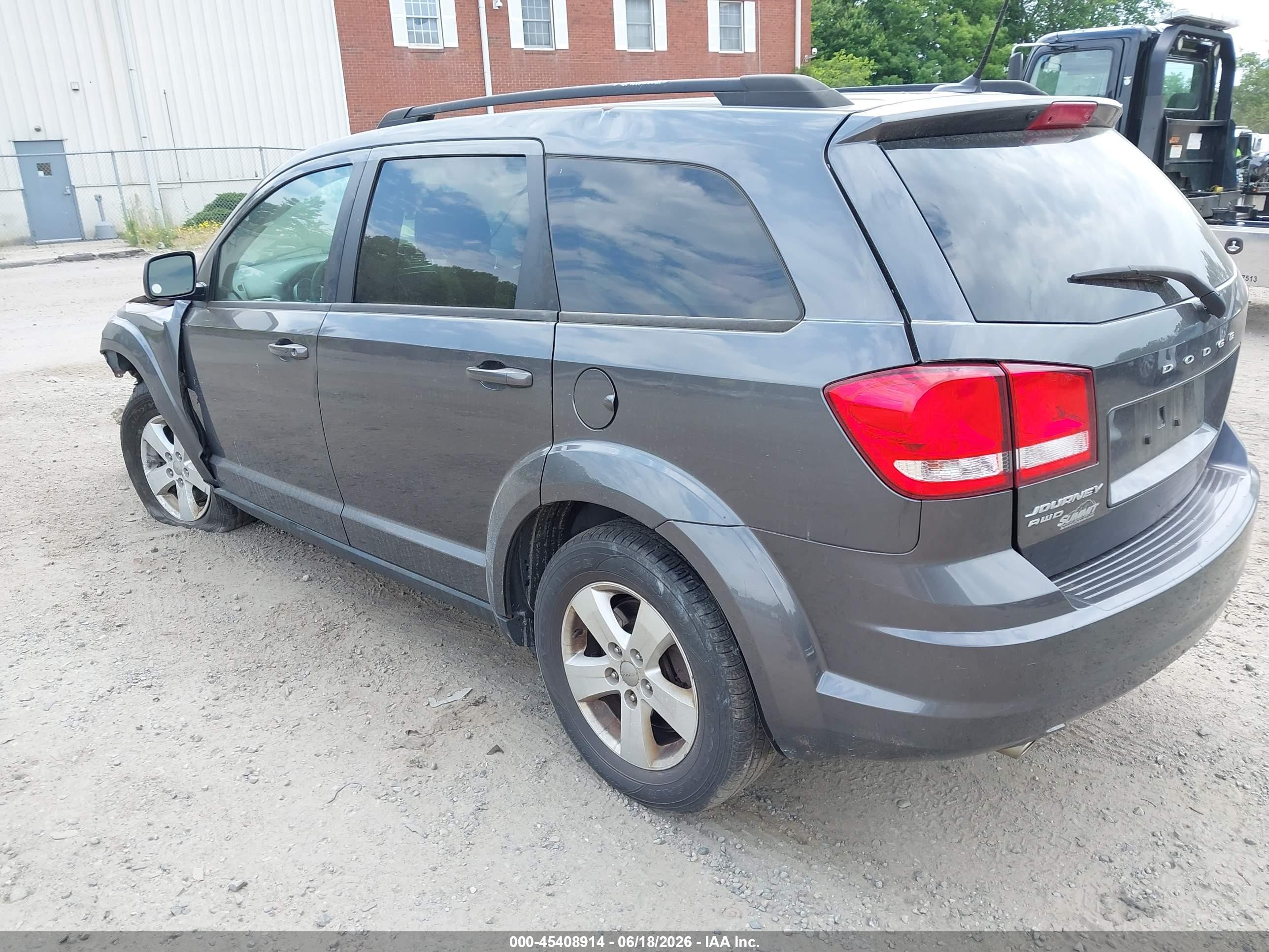 2014 Dodge Journey Se Gray vin: 3C4PDDAG1ET176071
