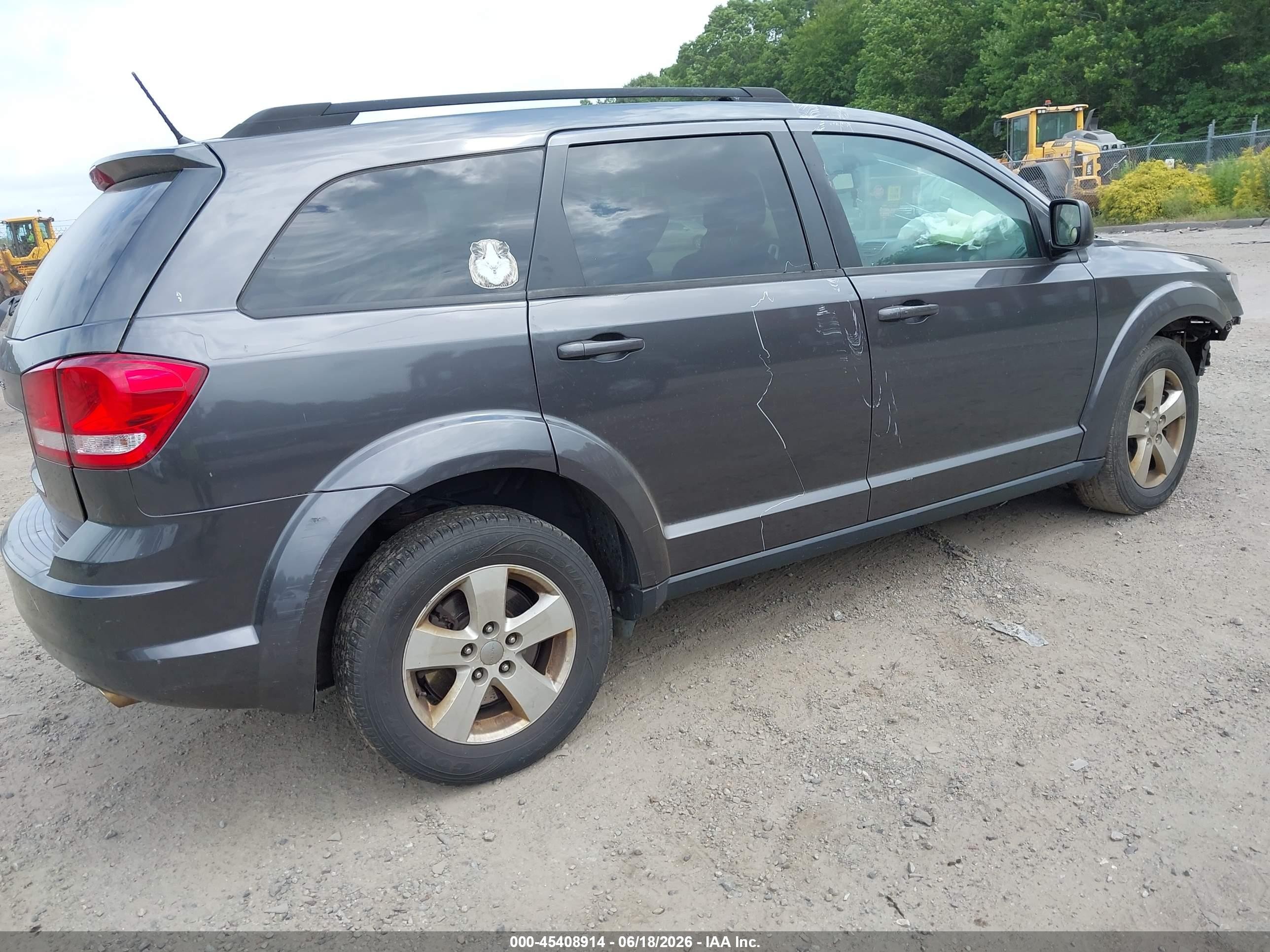 2014 Dodge Journey Se Gray vin: 3C4PDDAG1ET176071