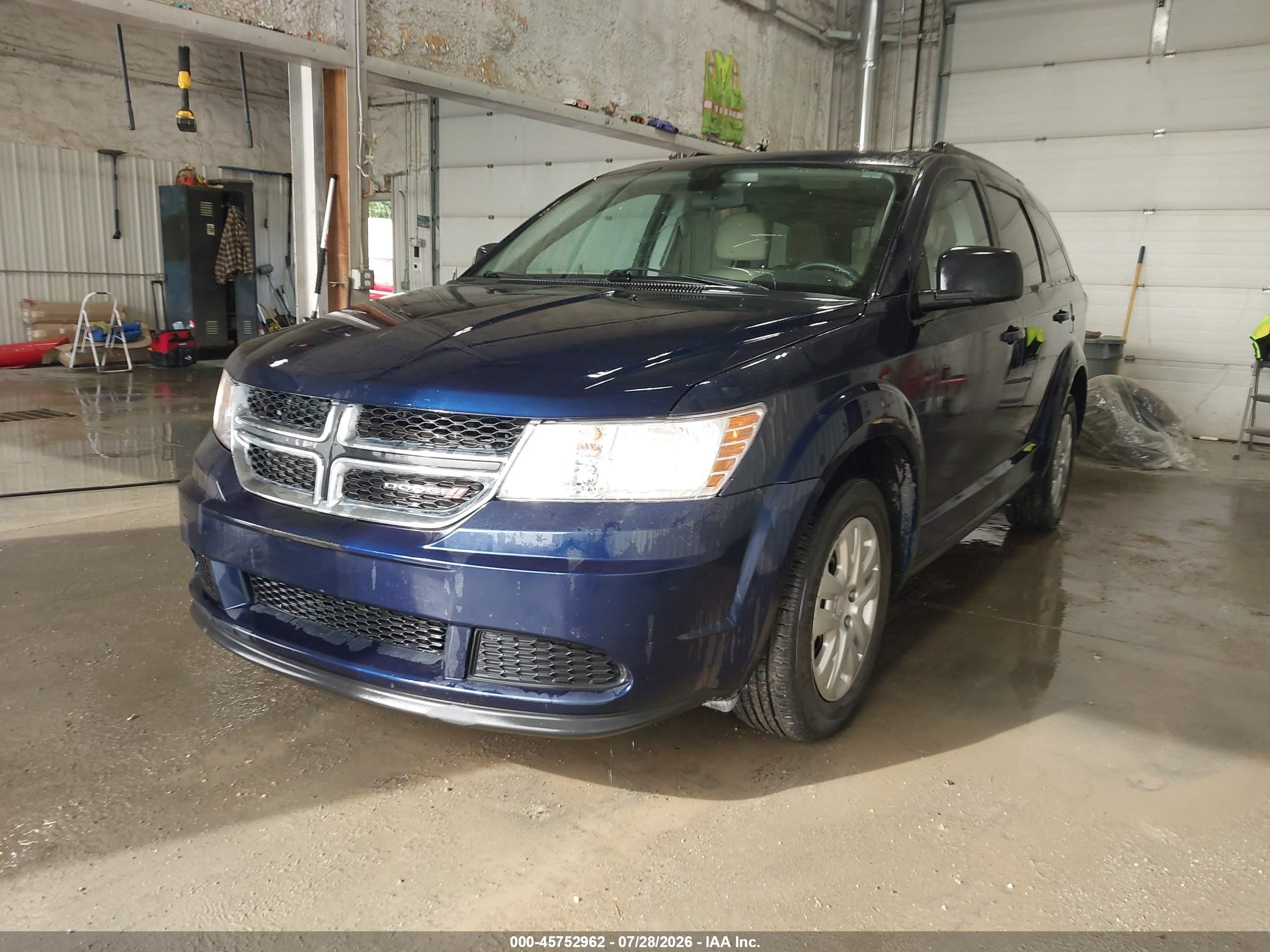 2018 Dodge Journey Se Awd Blue vin: 3C4PDDAG1JT439945
