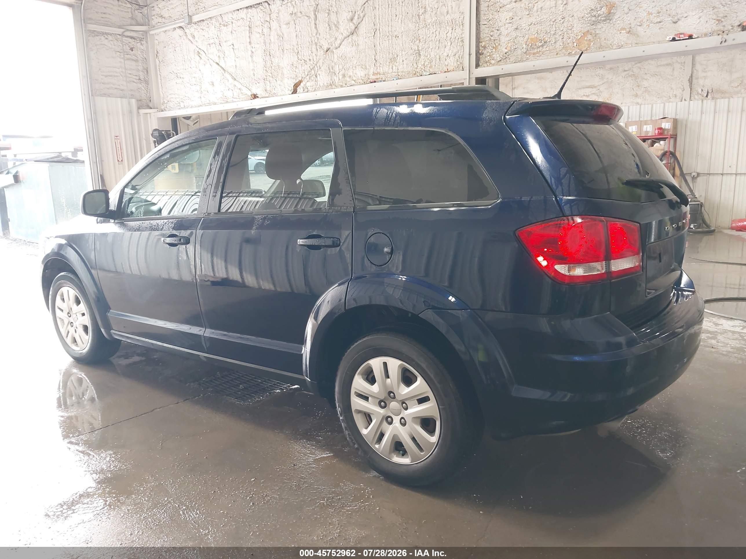 2018 Dodge Journey Se Awd Blue vin: 3C4PDDAG1JT439945