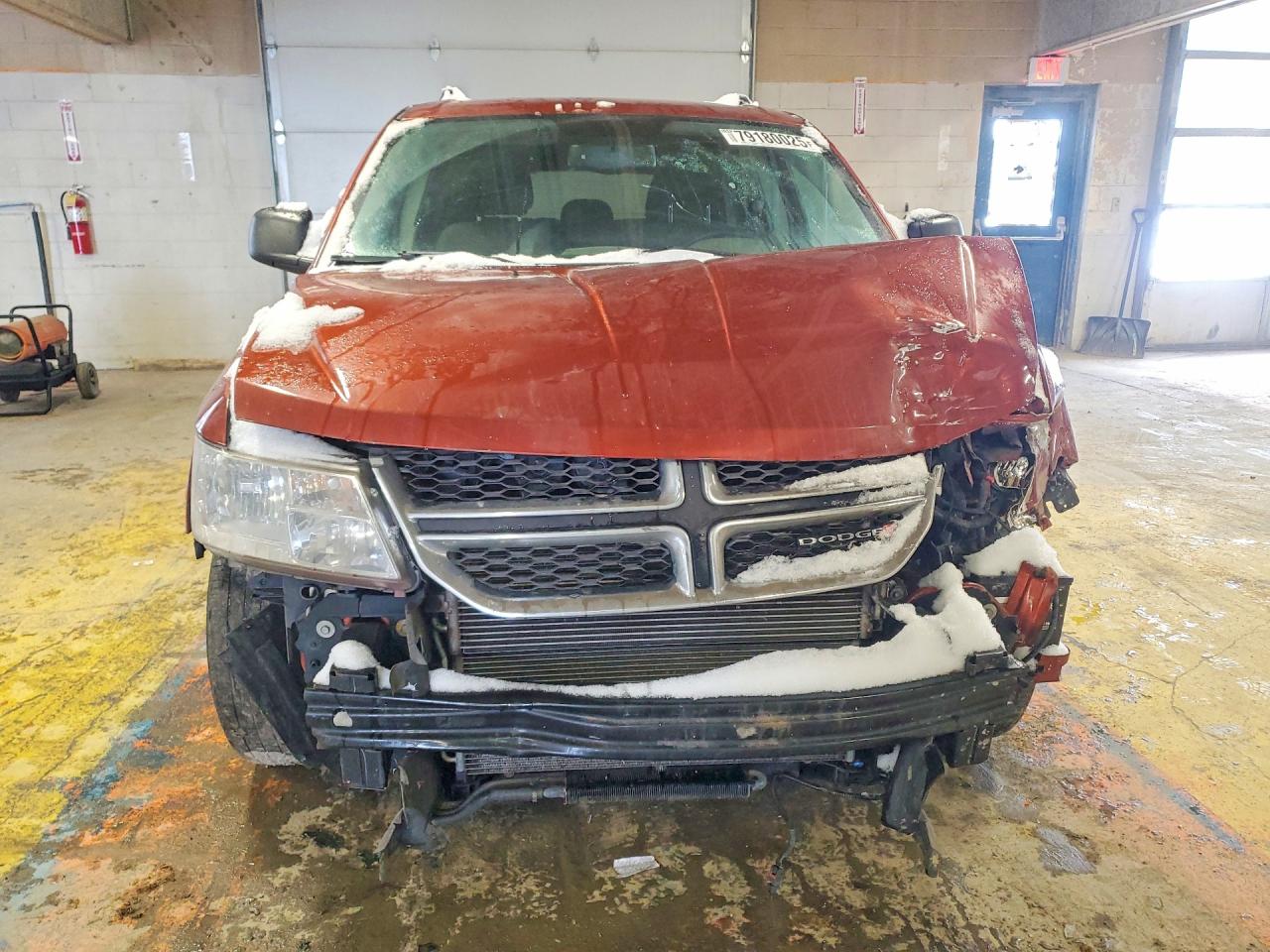 2014 Dodge Journey Se Orange vin: 3C4PDDAG2ET246628