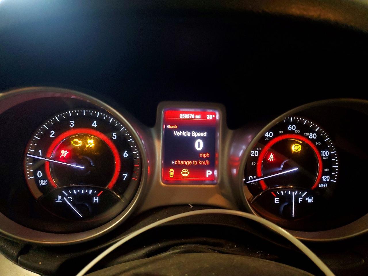 2014 Dodge Journey Se Orange vin: 3C4PDDAG2ET246628
