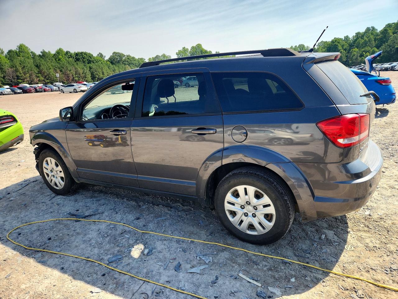 2015 Dodge Journey Se Gray vin: 3C4PDDAG2FT652698