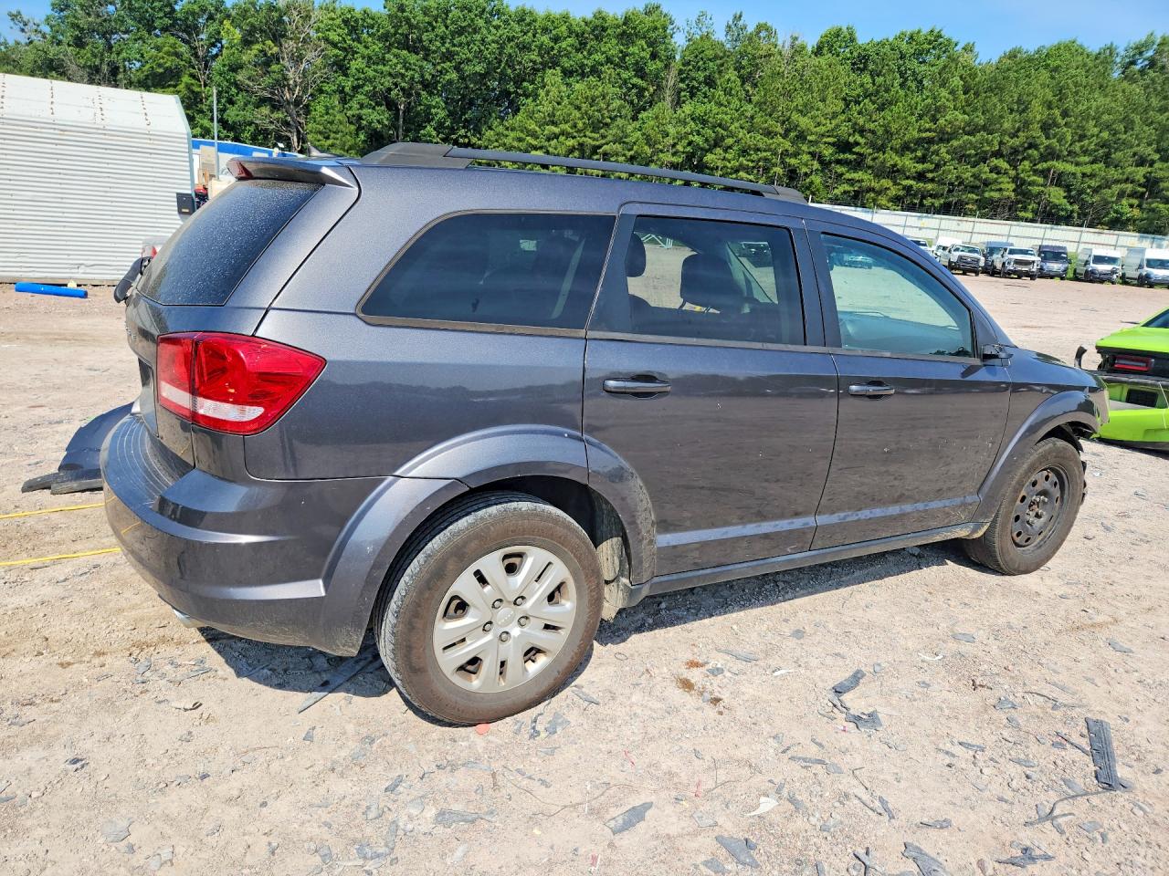 2015 Dodge Journey Se Gray vin: 3C4PDDAG2FT652698