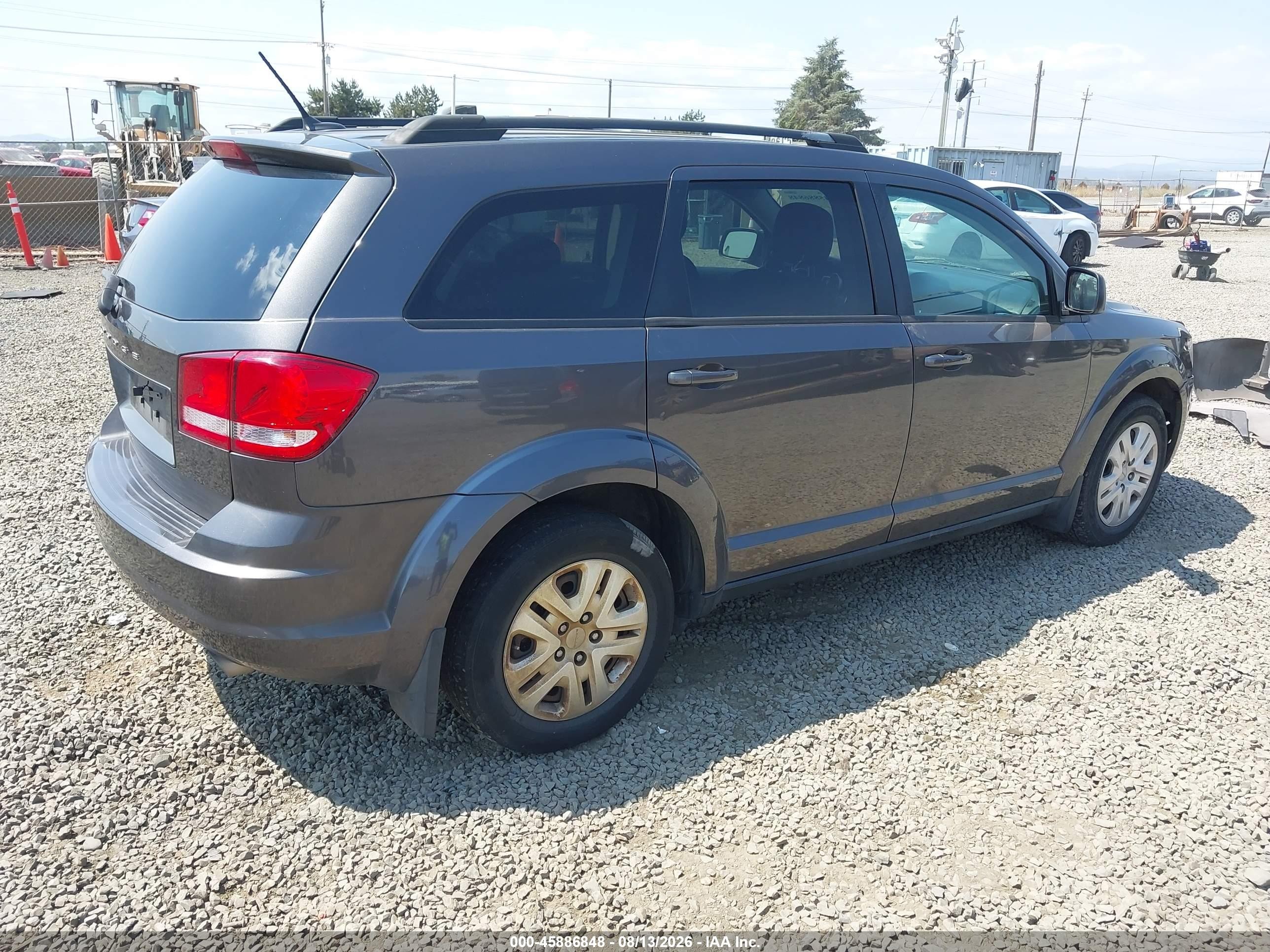 2014 Dodge Journey Se Gray vin: 3C4PDDAG3ET204825