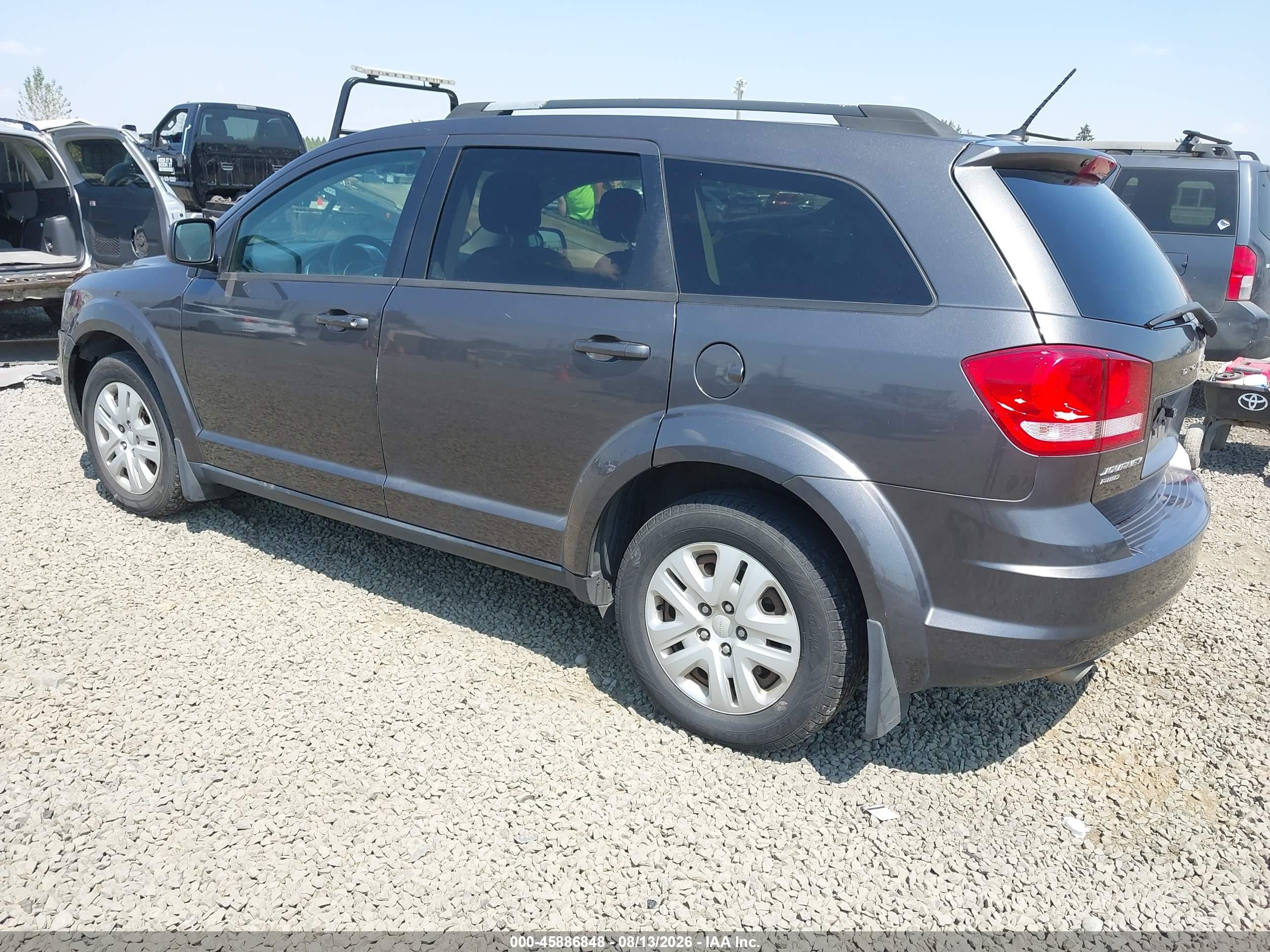 2014 Dodge Journey Se Gray vin: 3C4PDDAG3ET204825