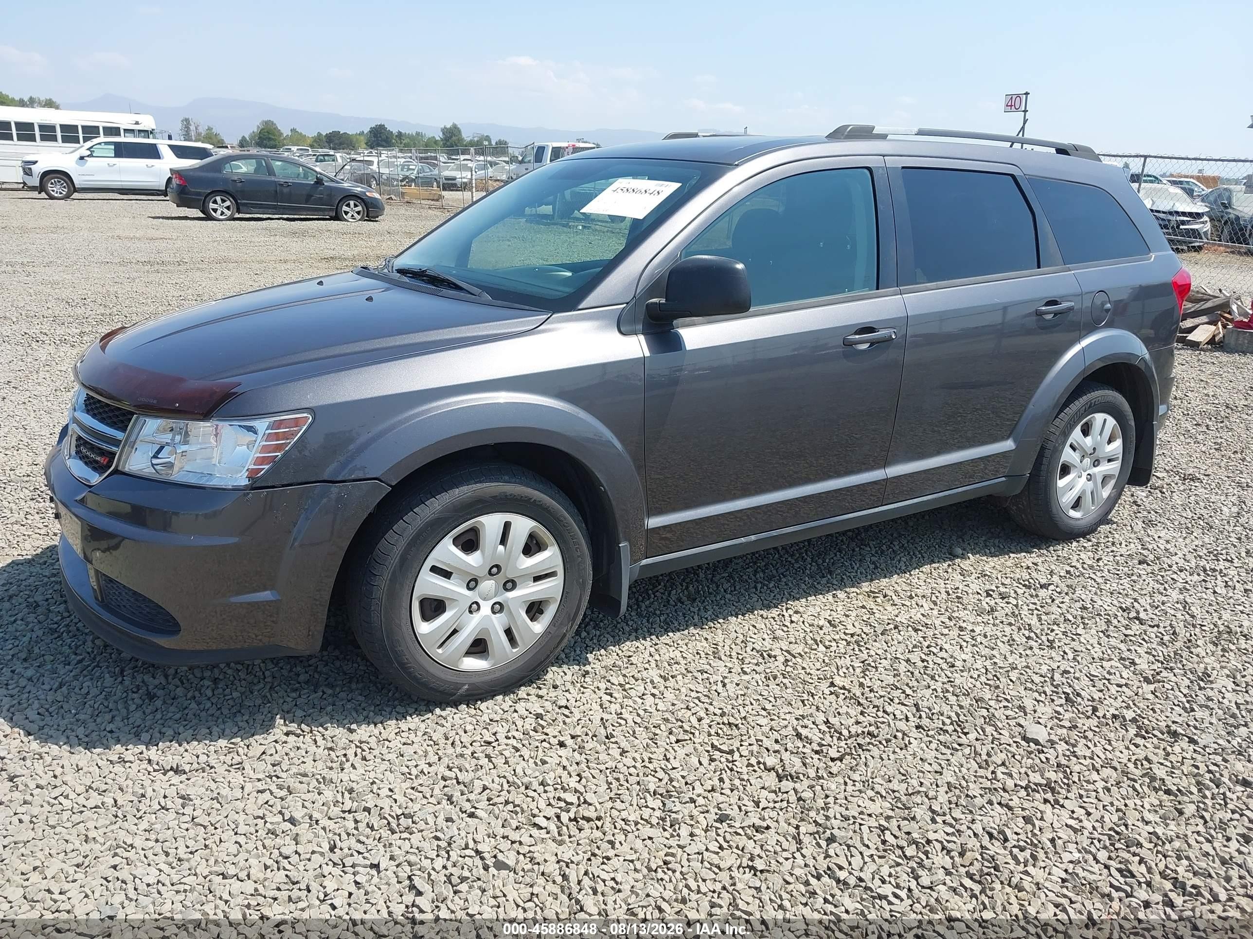 2014 Dodge Journey Se Gray vin: 3C4PDDAG3ET204825