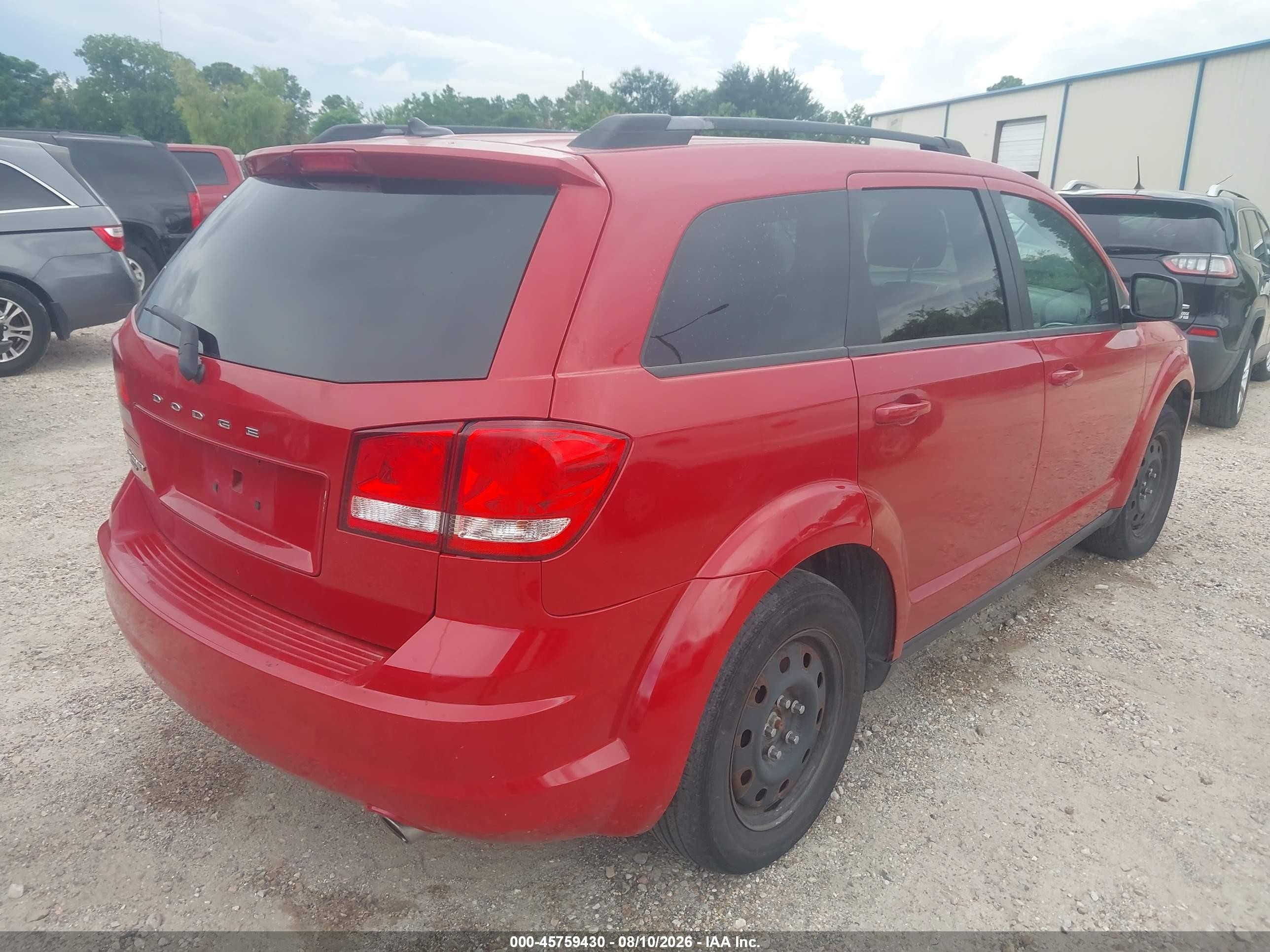2014 Dodge Journey Se Red vin: 3C4PDDAG3ET205148