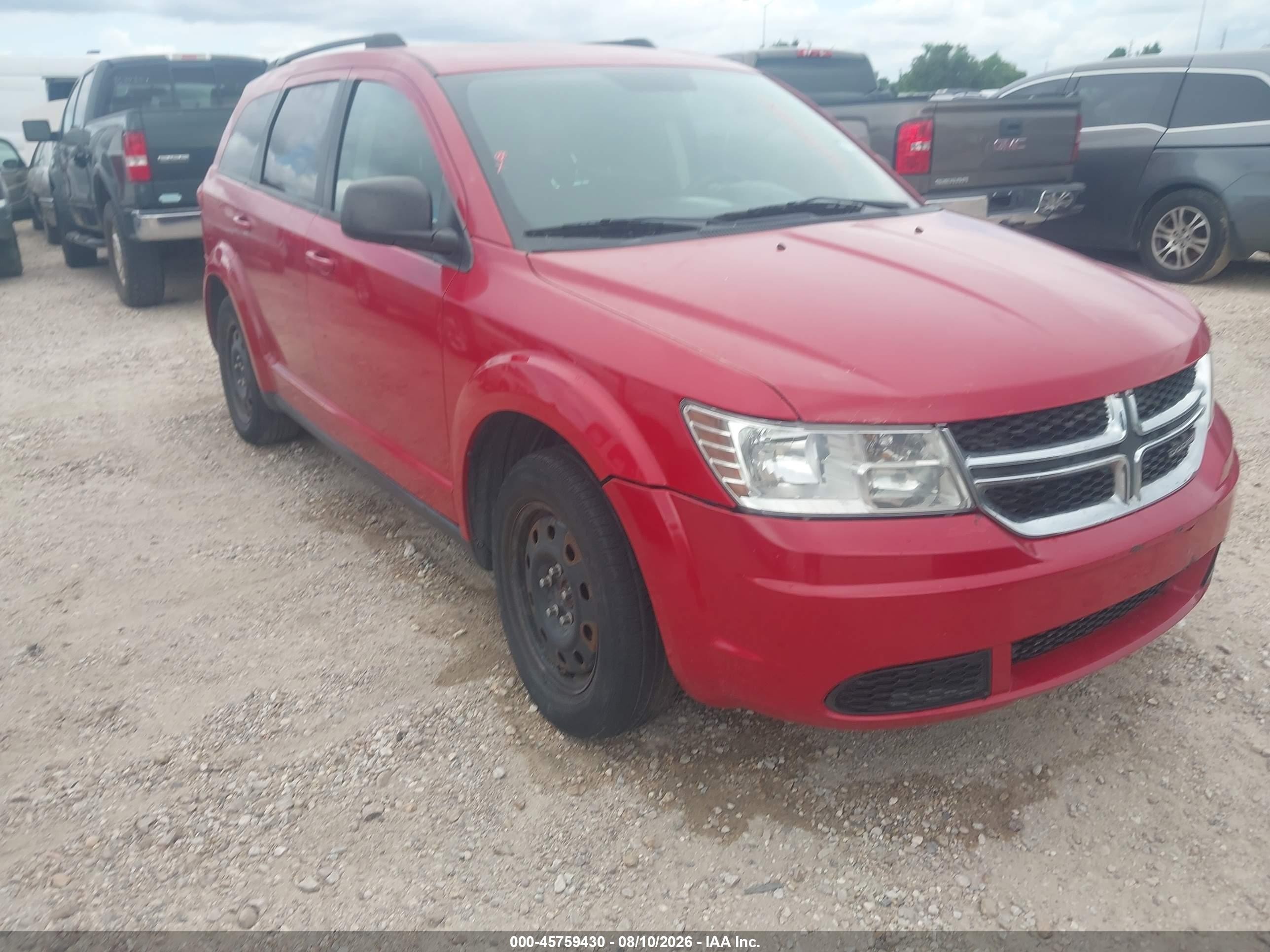 2014 Dodge Journey Se Red vin: 3C4PDDAG3ET205148