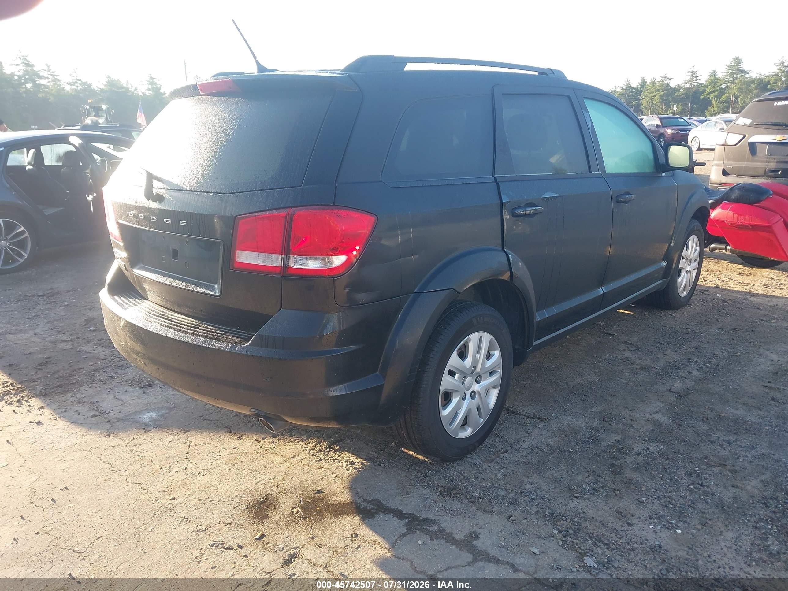 2015 Dodge Journey Se Black vin: 3C4PDDAG3FT574884