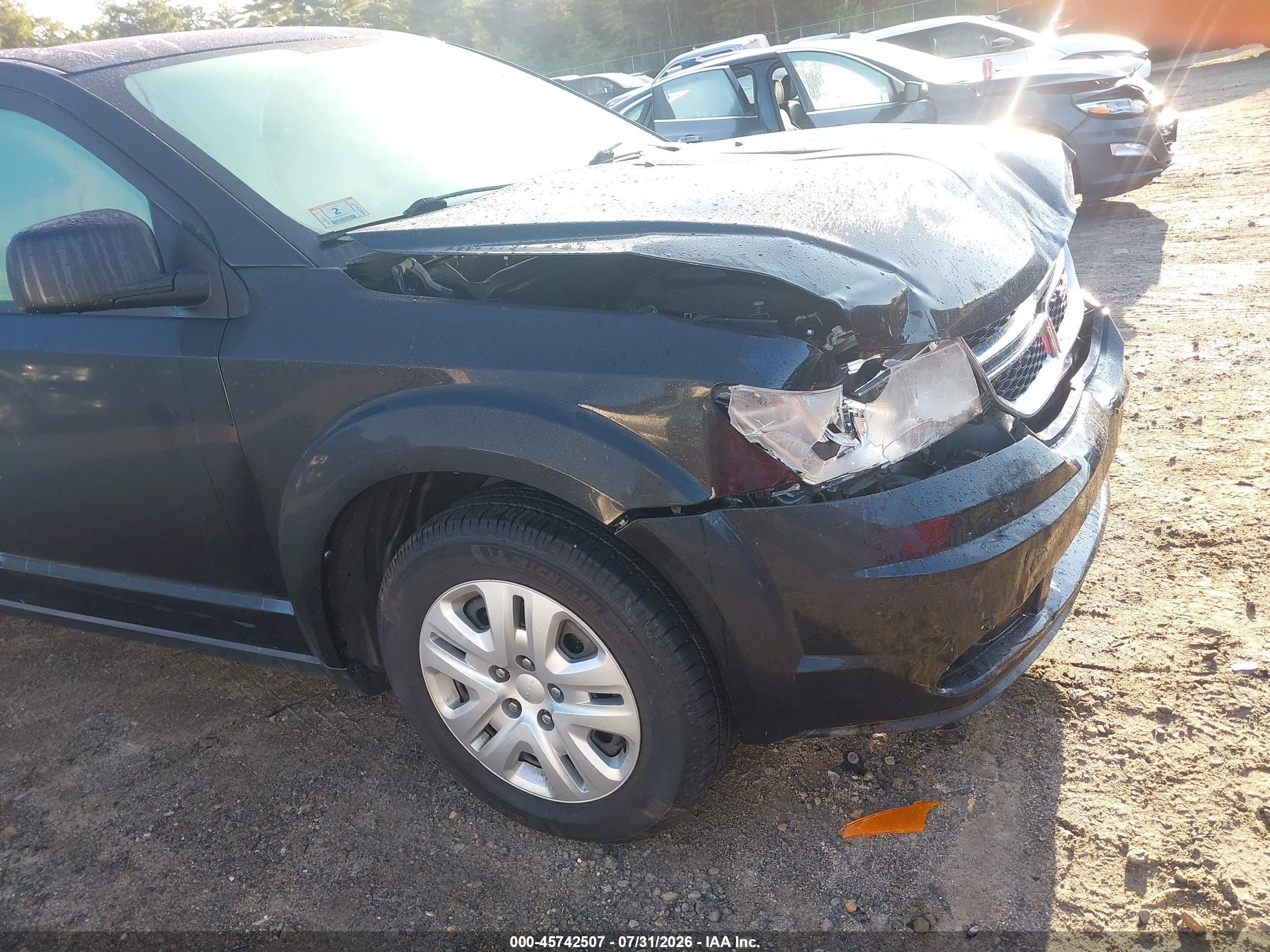 2015 Dodge Journey Se Black vin: 3C4PDDAG3FT574884