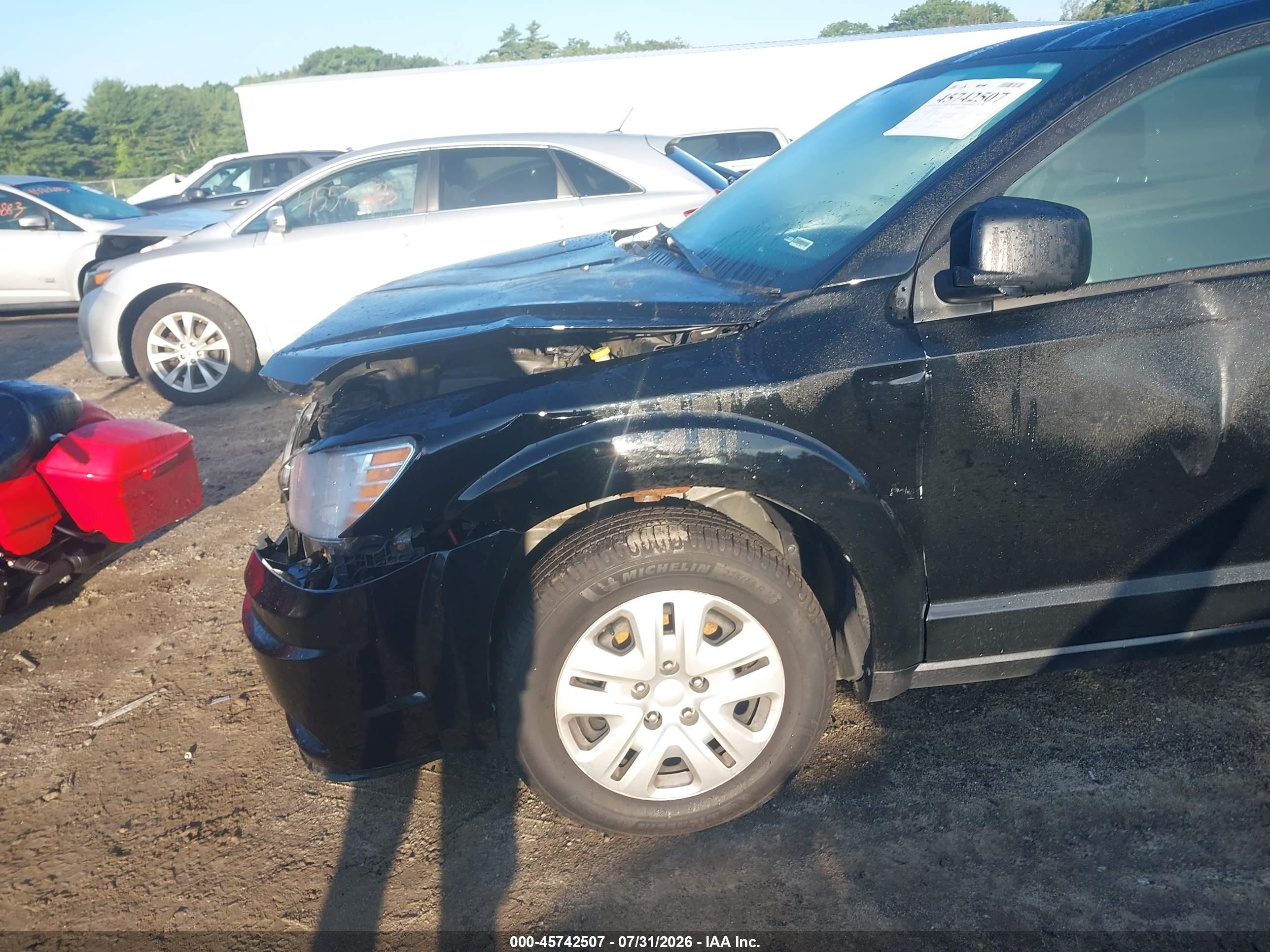 2015 Dodge Journey Se Black vin: 3C4PDDAG3FT574884