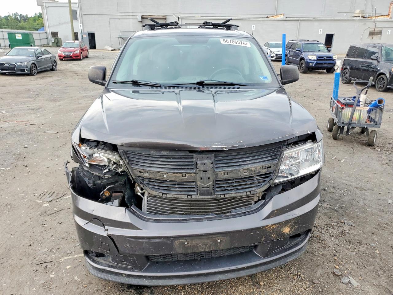 2015 Dodge Journey Se Gray vin: 3C4PDDAG4FT526908