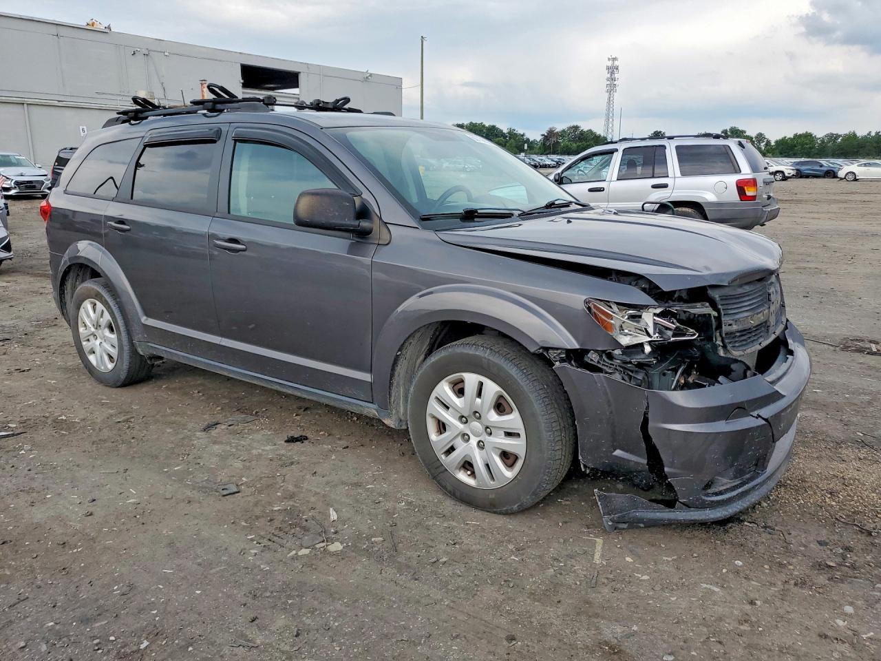 2015 Dodge Journey Se Gray vin: 3C4PDDAG4FT526908