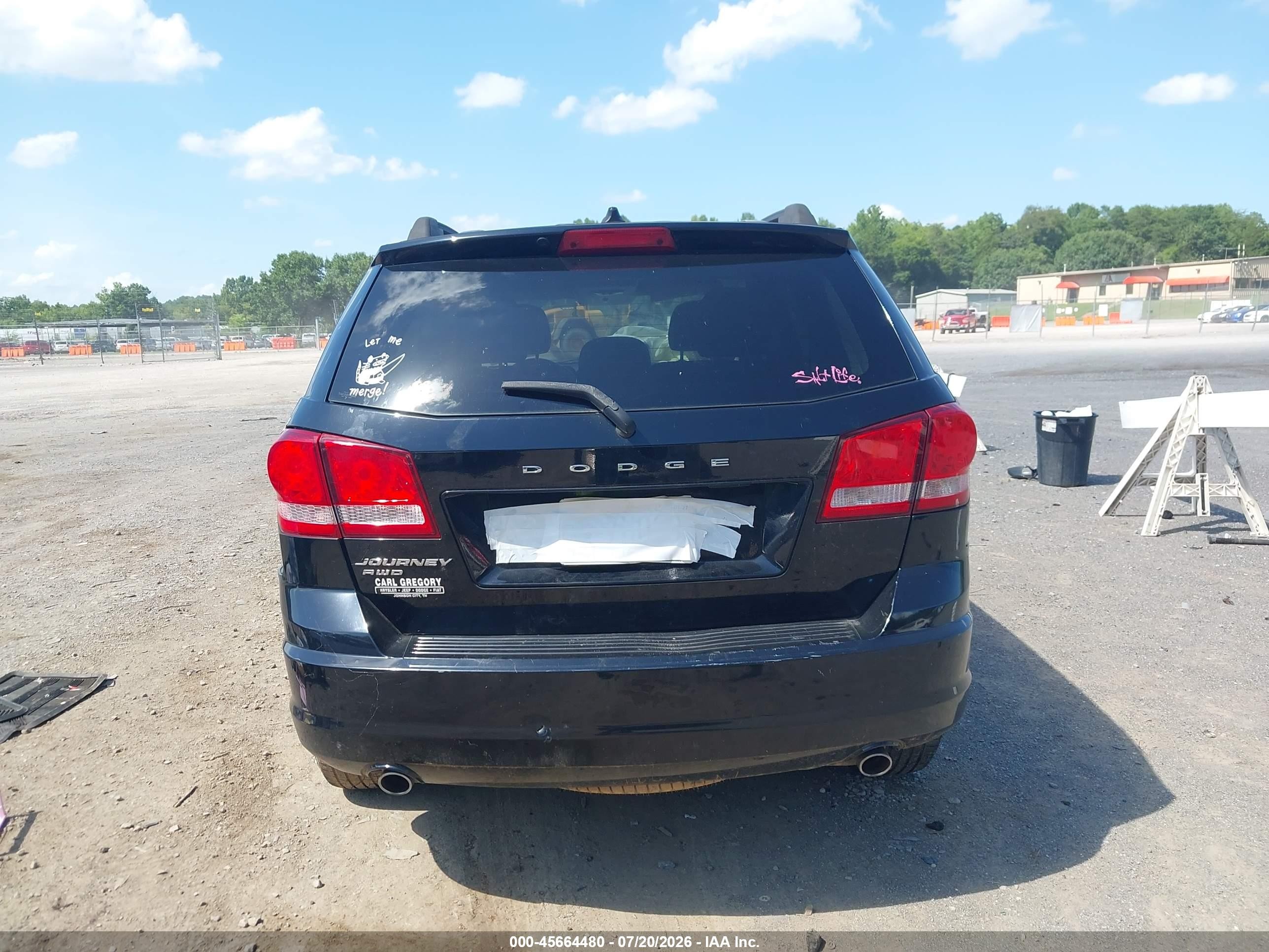 2015 Dodge Journey Se Черный vin: 3C4PDDAG4FT558032