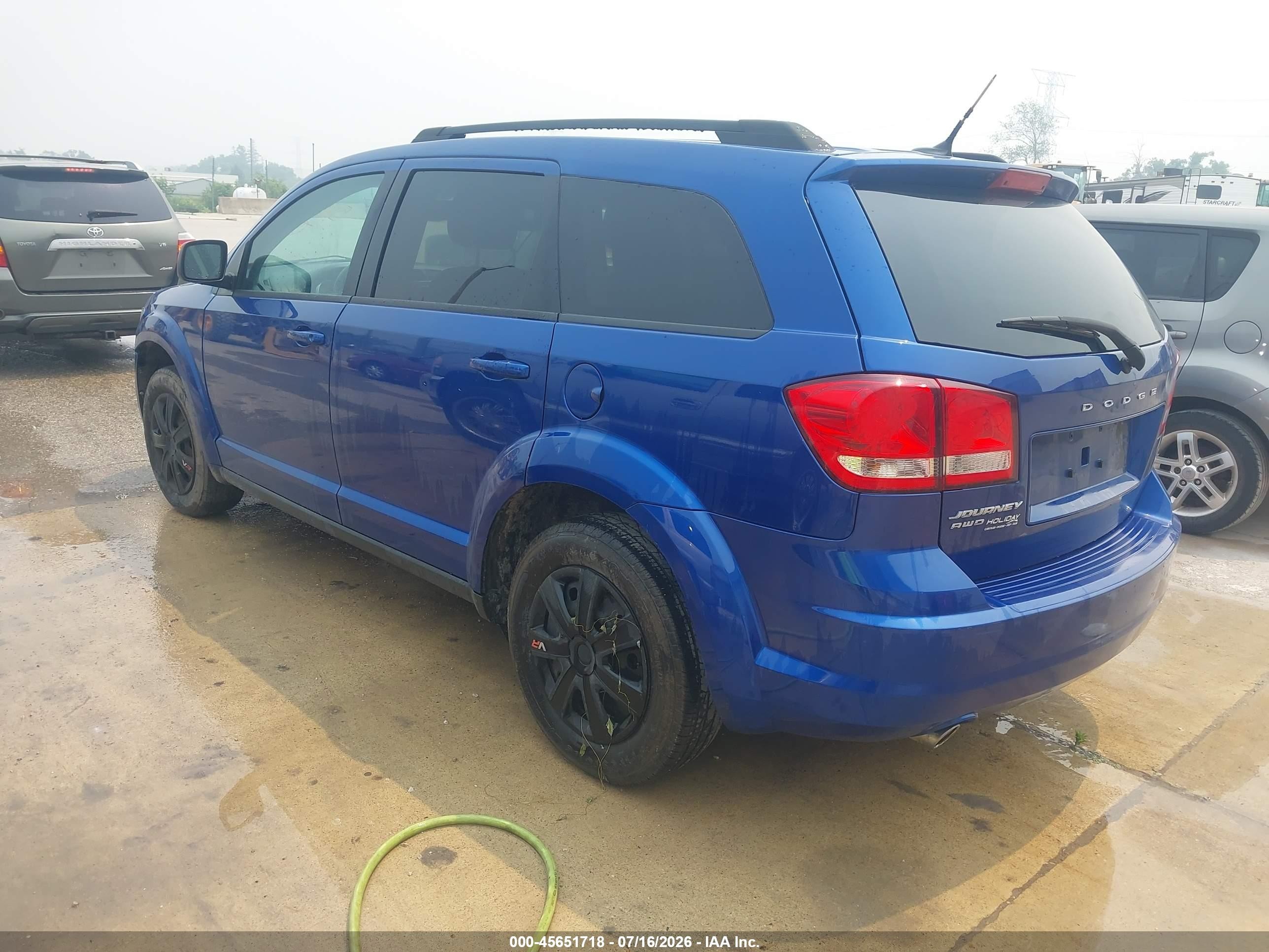 2015 Dodge Journey Se Синий vin: 3C4PDDAG4FT568107