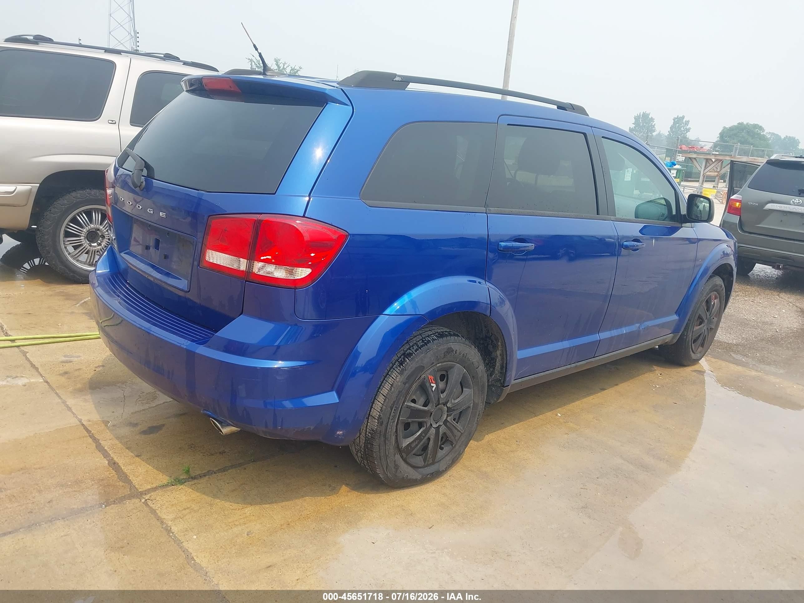2015 Dodge Journey Se Синий vin: 3C4PDDAG4FT568107