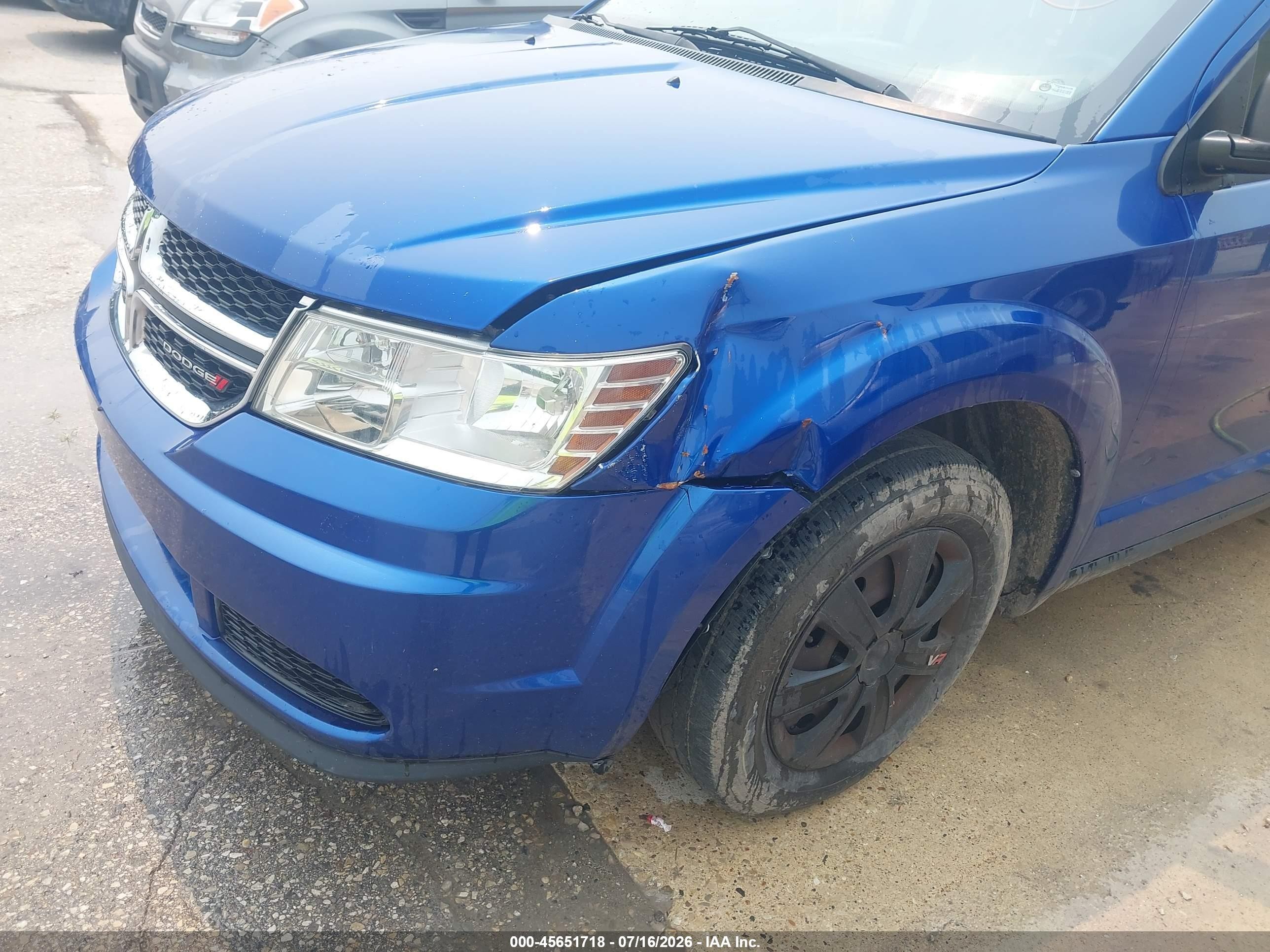2015 Dodge Journey Se Синий vin: 3C4PDDAG4FT568107
