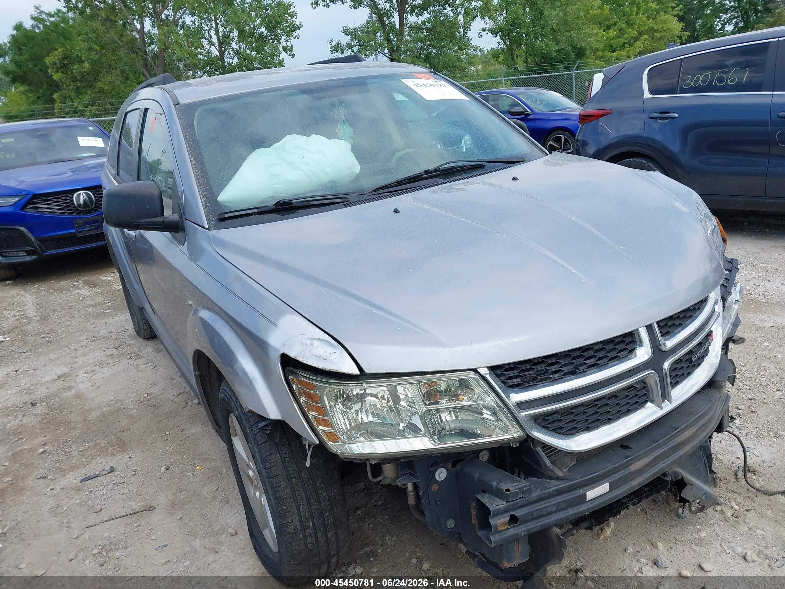 2015 Dodge Journey Se Gray vin: 3C4PDDAG4FT651360