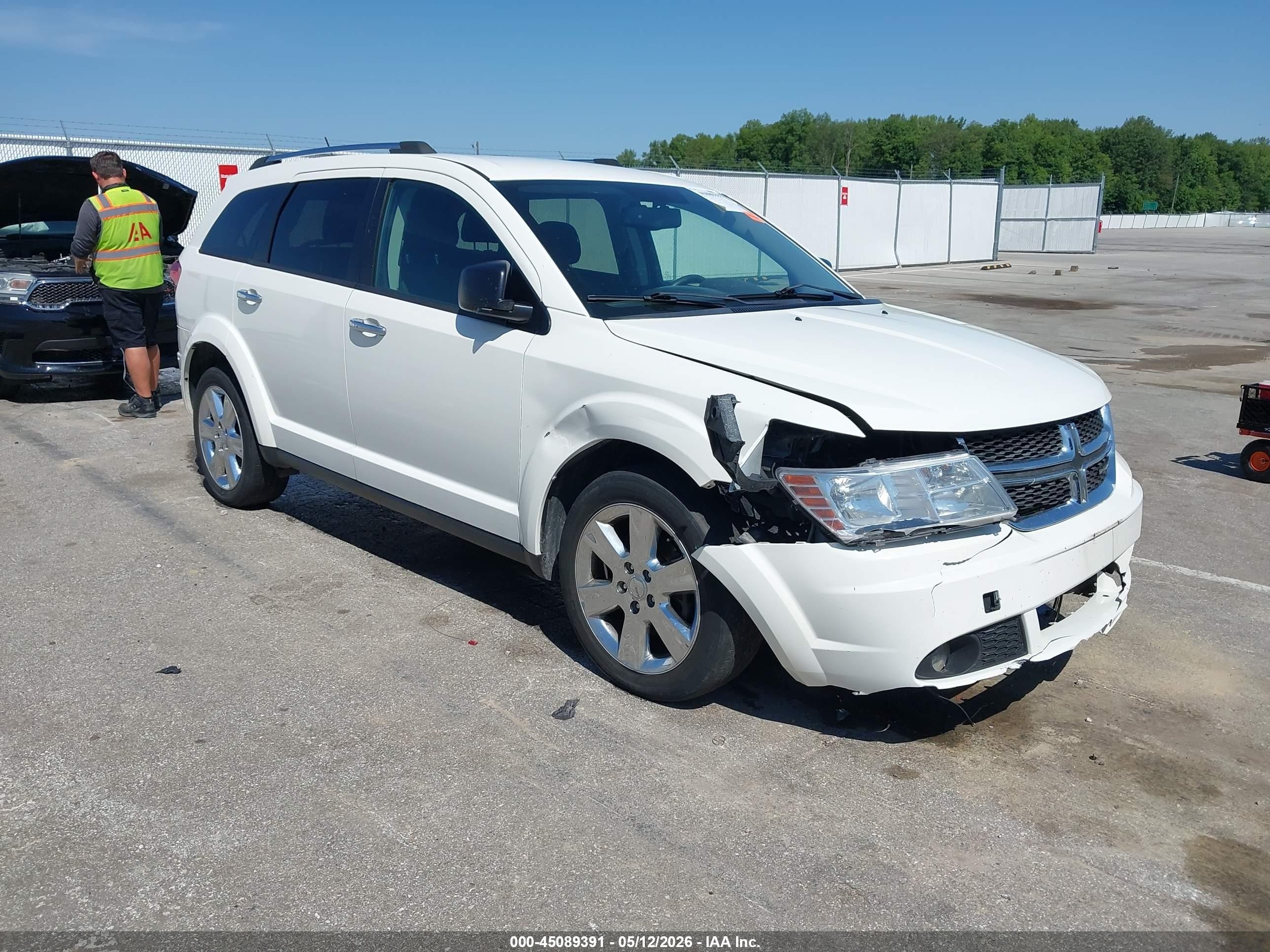 2015 Dodge Journey Se White vin: 3C4PDDAG5FT574630