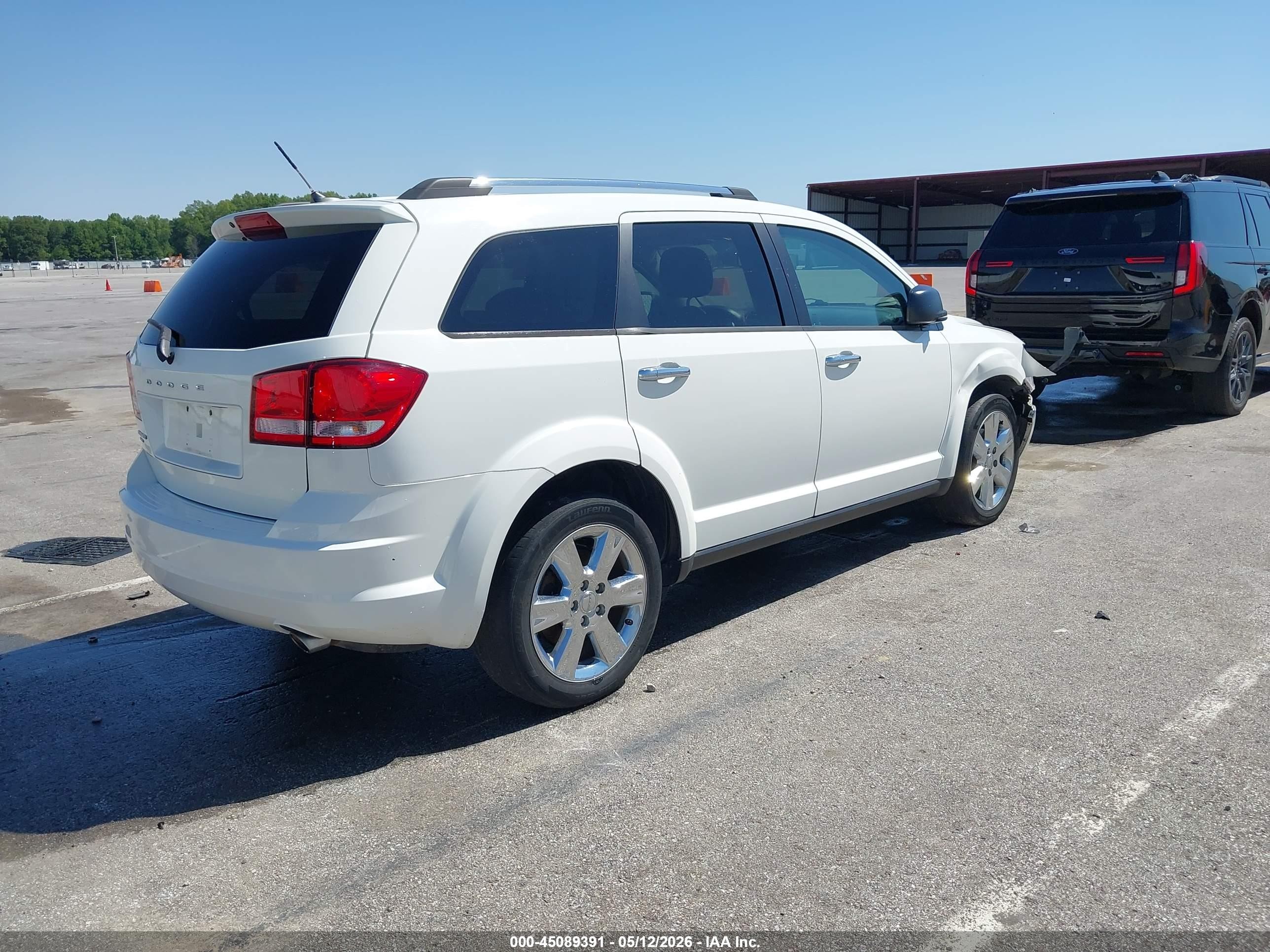 2015 Dodge Journey Se White vin: 3C4PDDAG5FT574630