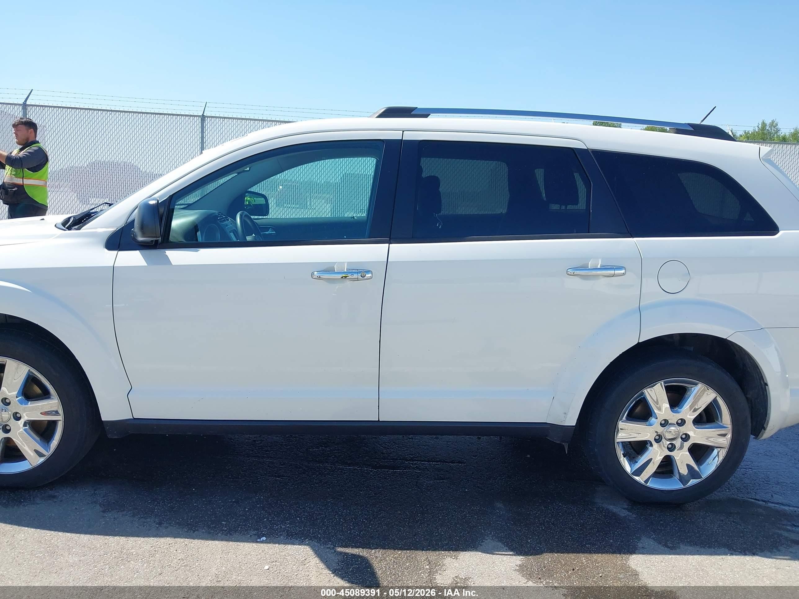 2015 Dodge Journey Se White vin: 3C4PDDAG5FT574630