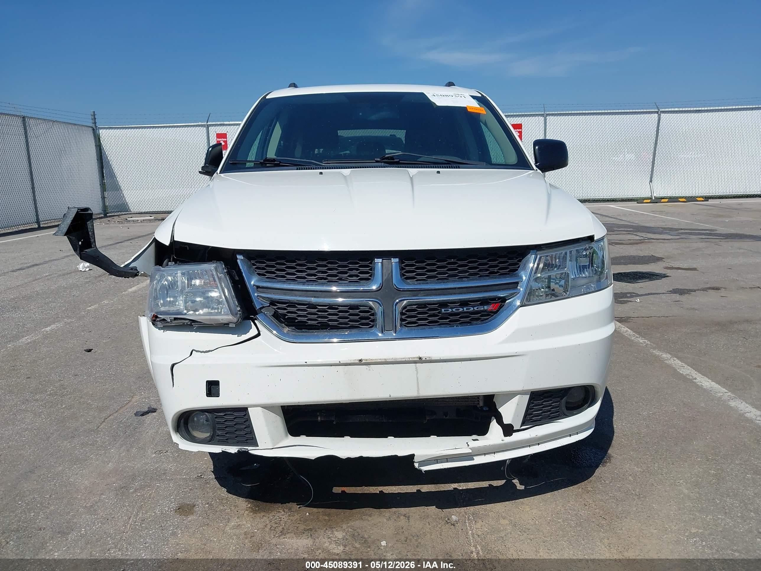 2015 Dodge Journey Se White vin: 3C4PDDAG5FT574630