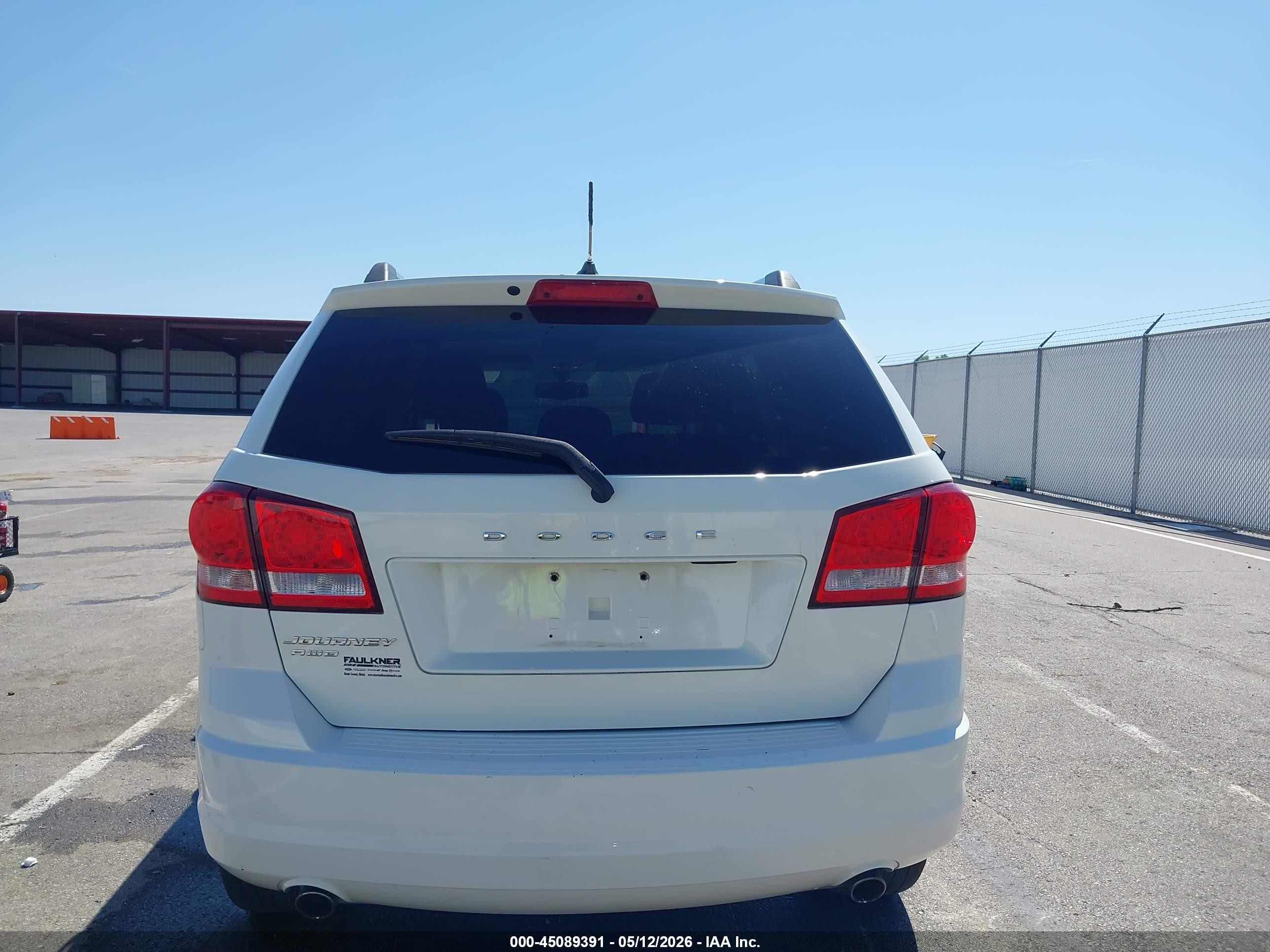 2015 Dodge Journey Se White vin: 3C4PDDAG5FT574630