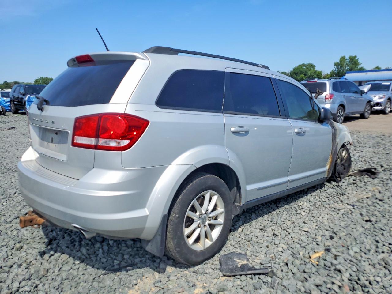 2014 Dodge Journey Se Серебряный vin: 3C4PDDAG6ET205127