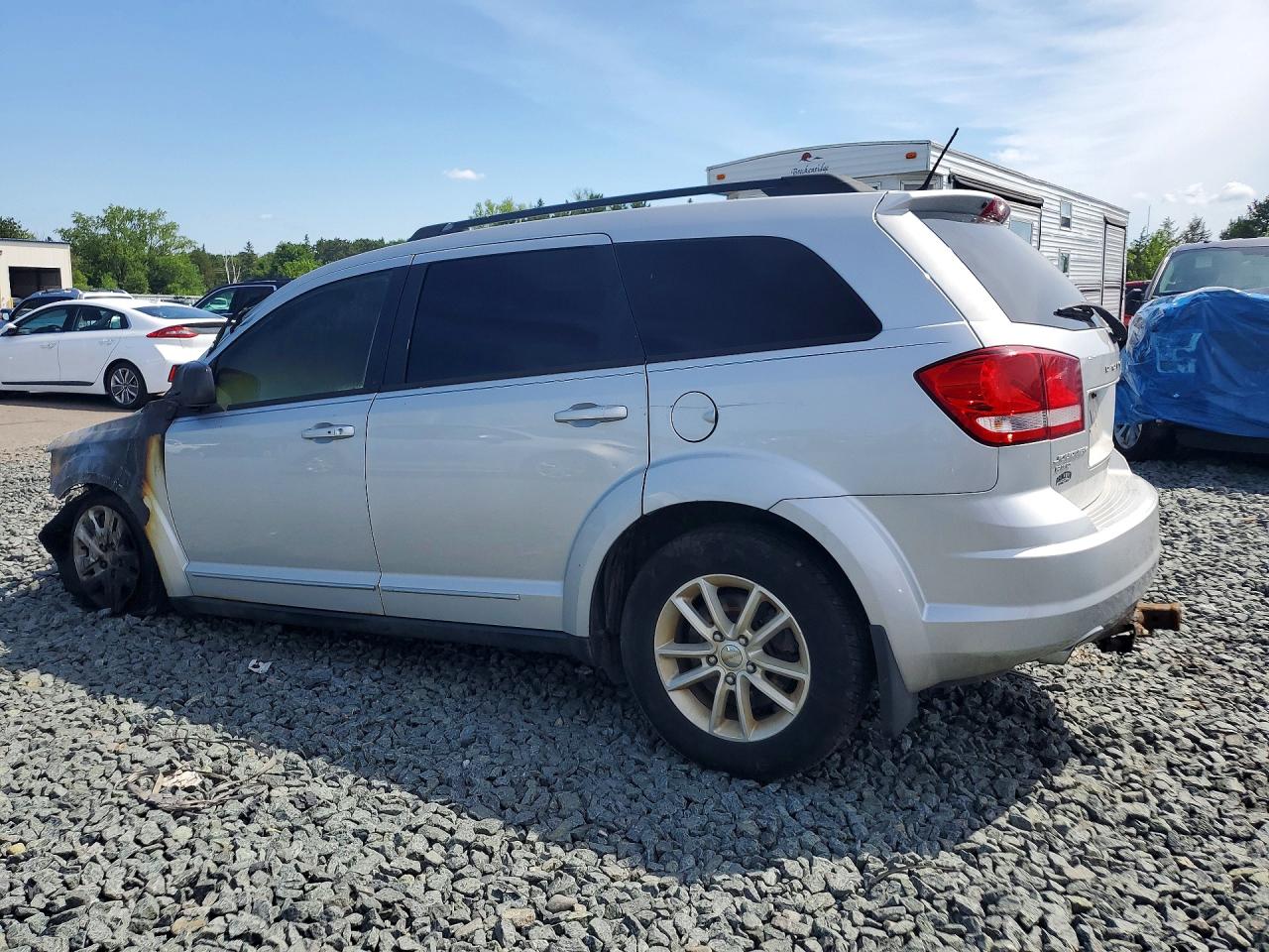 2014 Dodge Journey Se Серебряный vin: 3C4PDDAG6ET205127
