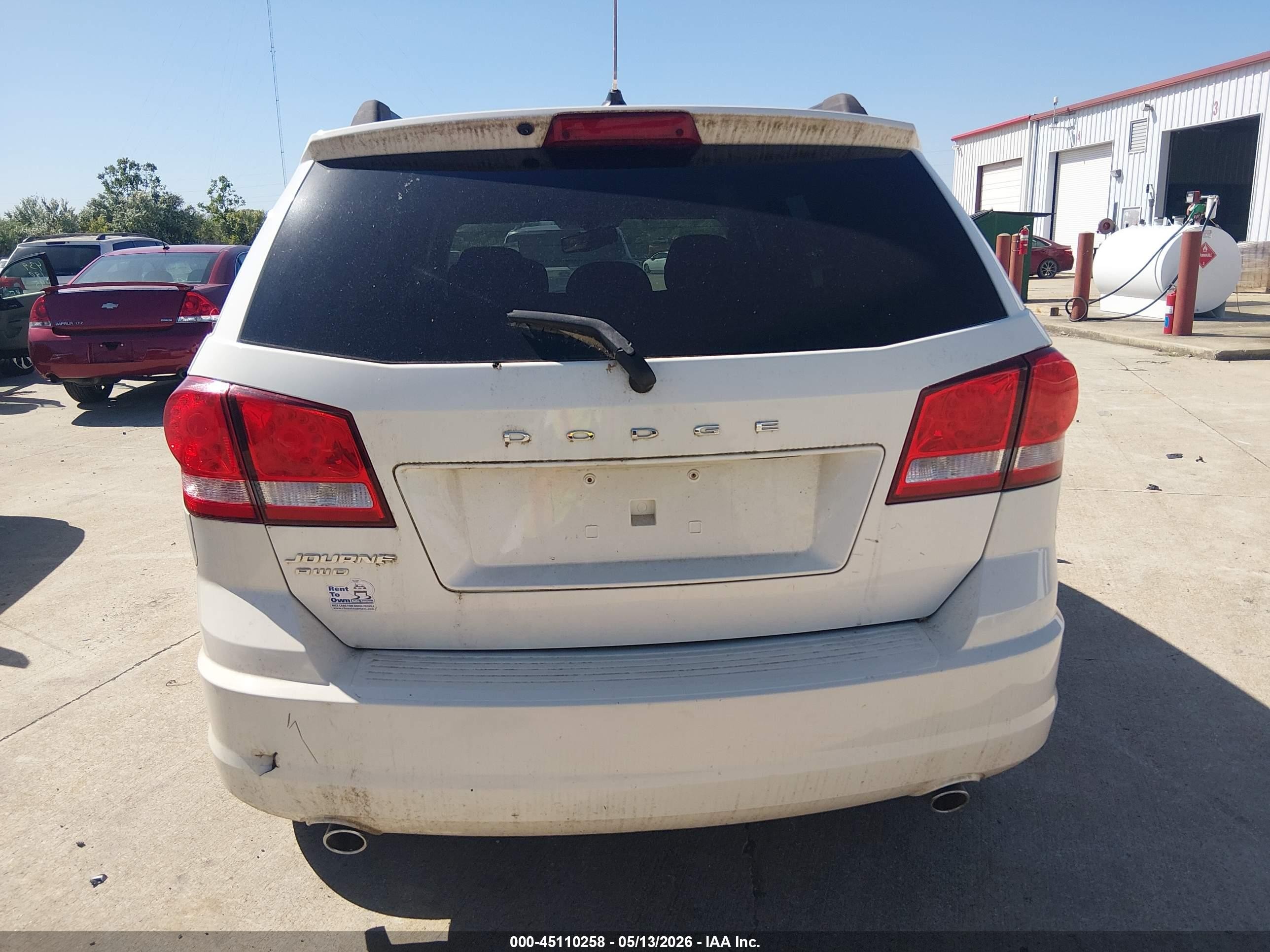 2015 Dodge Journey Se White vin: 3C4PDDAG6FT646399