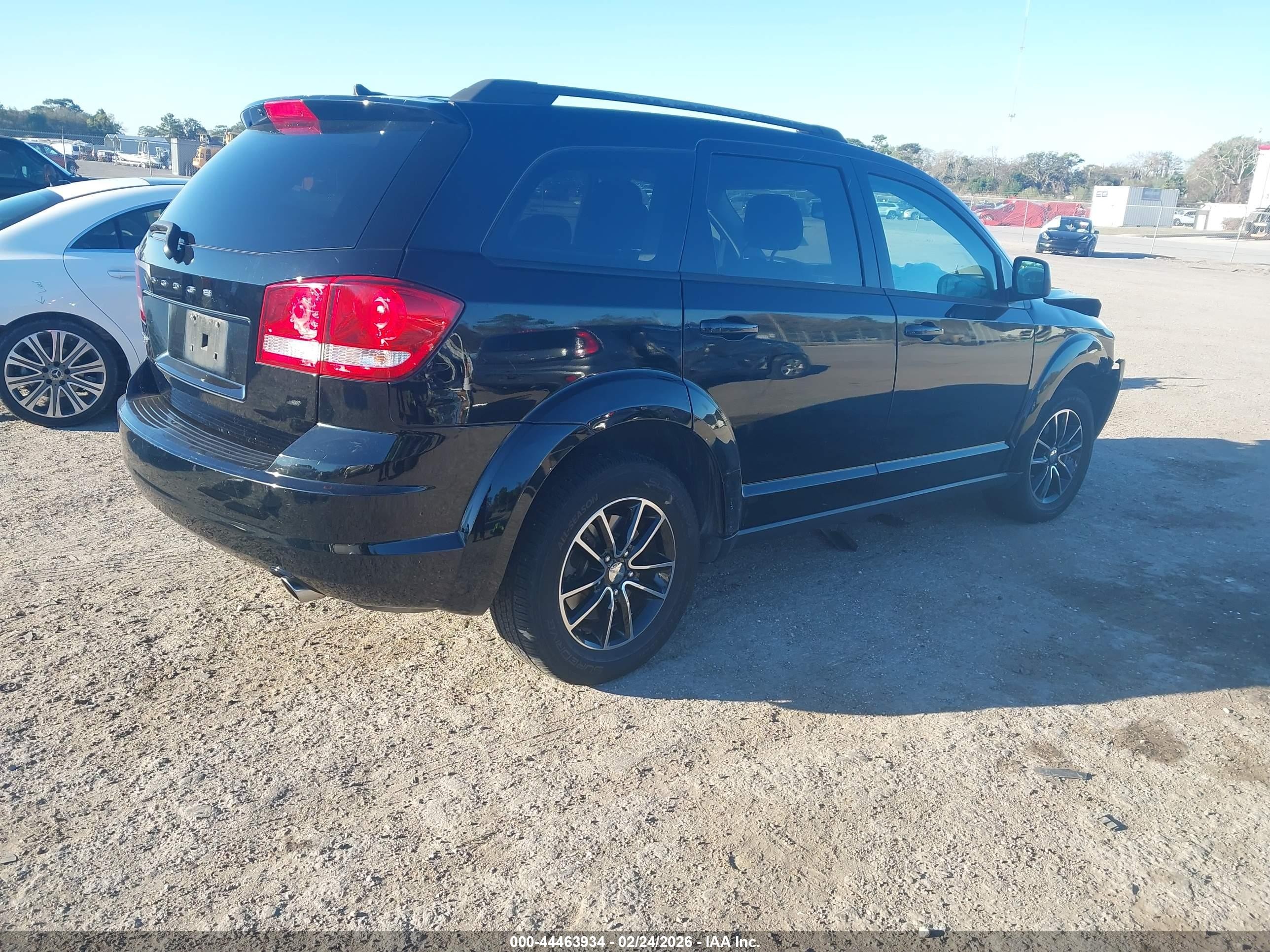2017 Dodge Journey Se Awd Black vin: 3C4PDDAG7HT636533