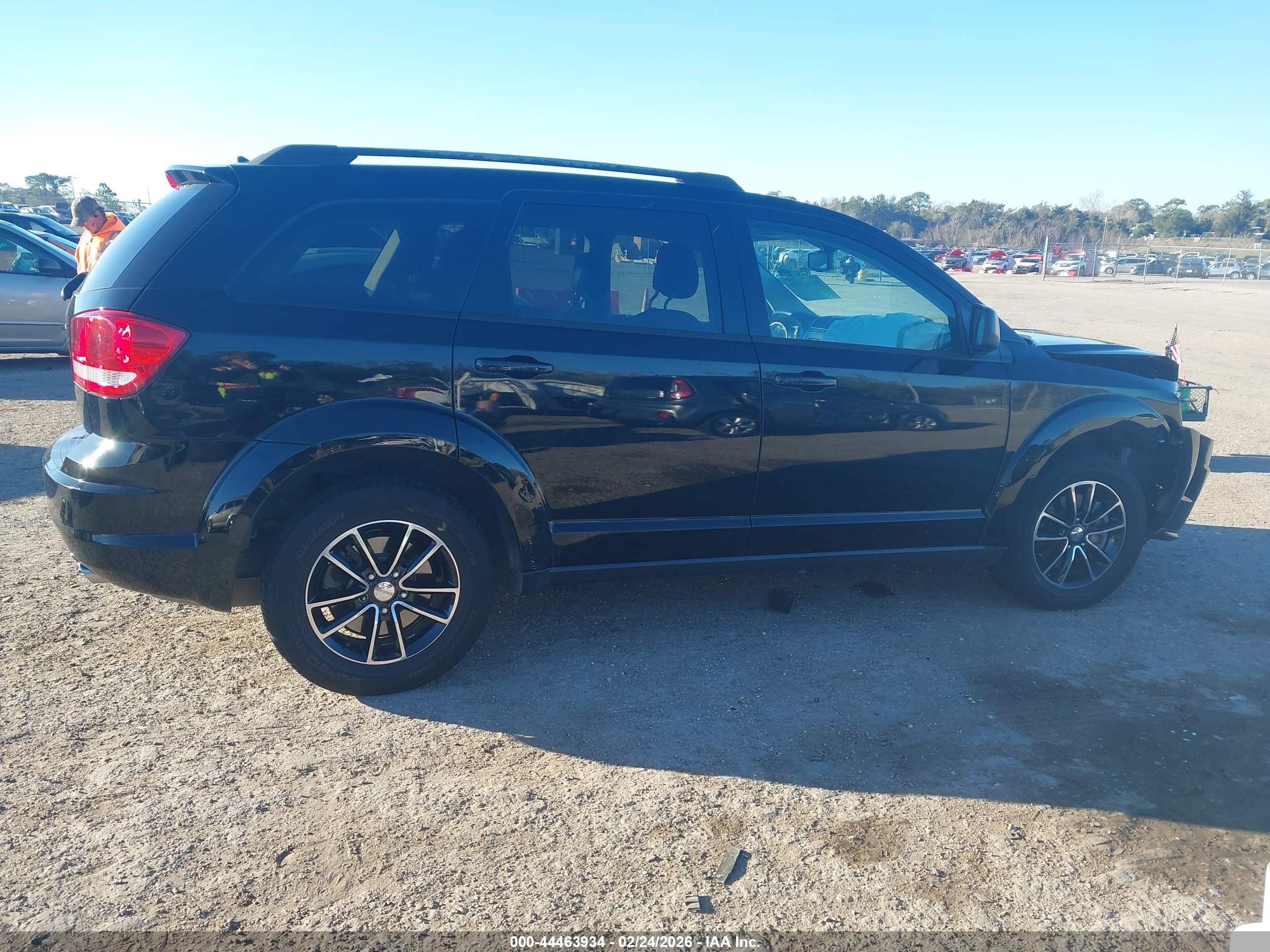 2017 Dodge Journey Se Awd Black vin: 3C4PDDAG7HT636533