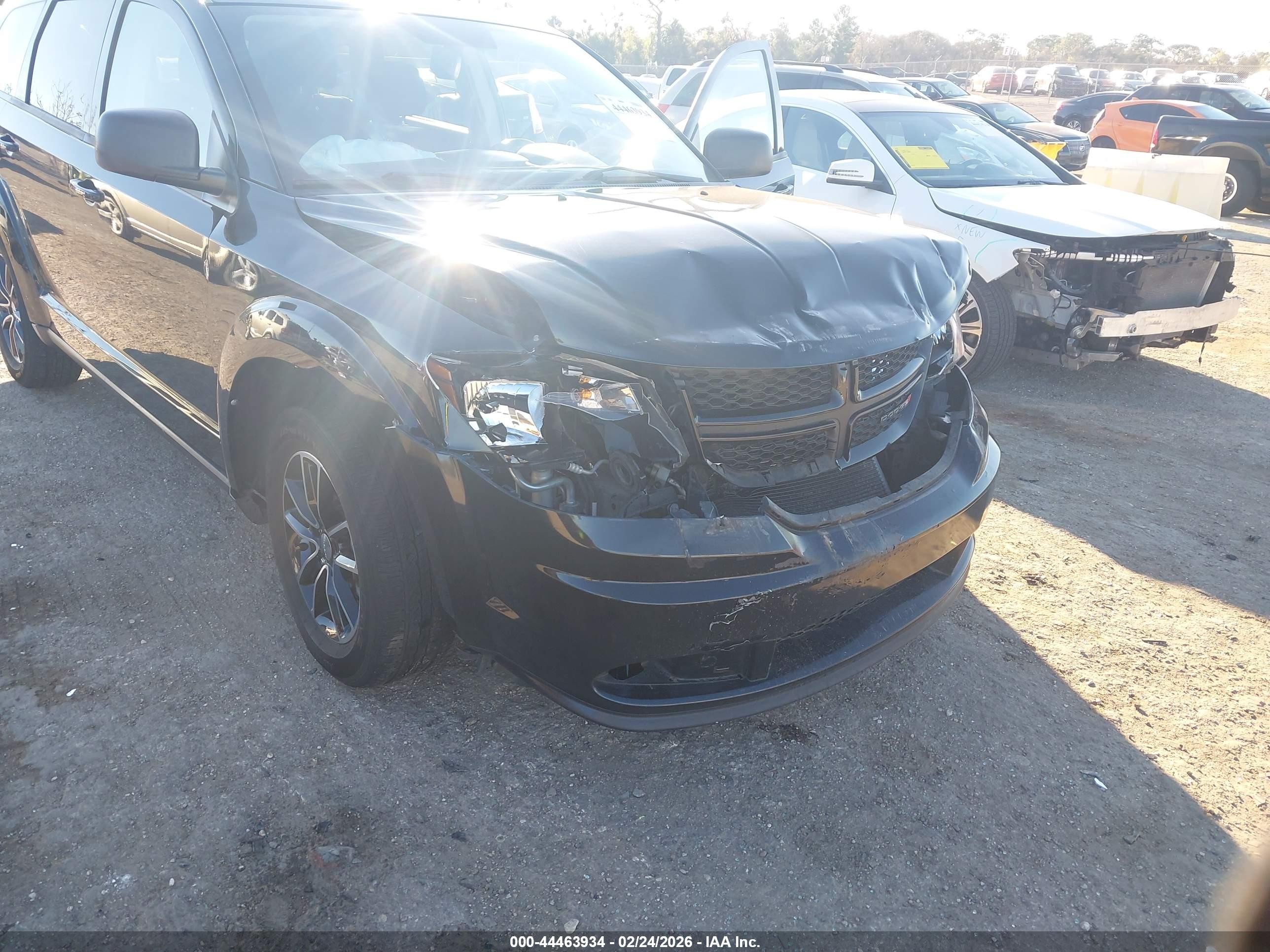 2017 Dodge Journey Se Awd Black vin: 3C4PDDAG7HT636533