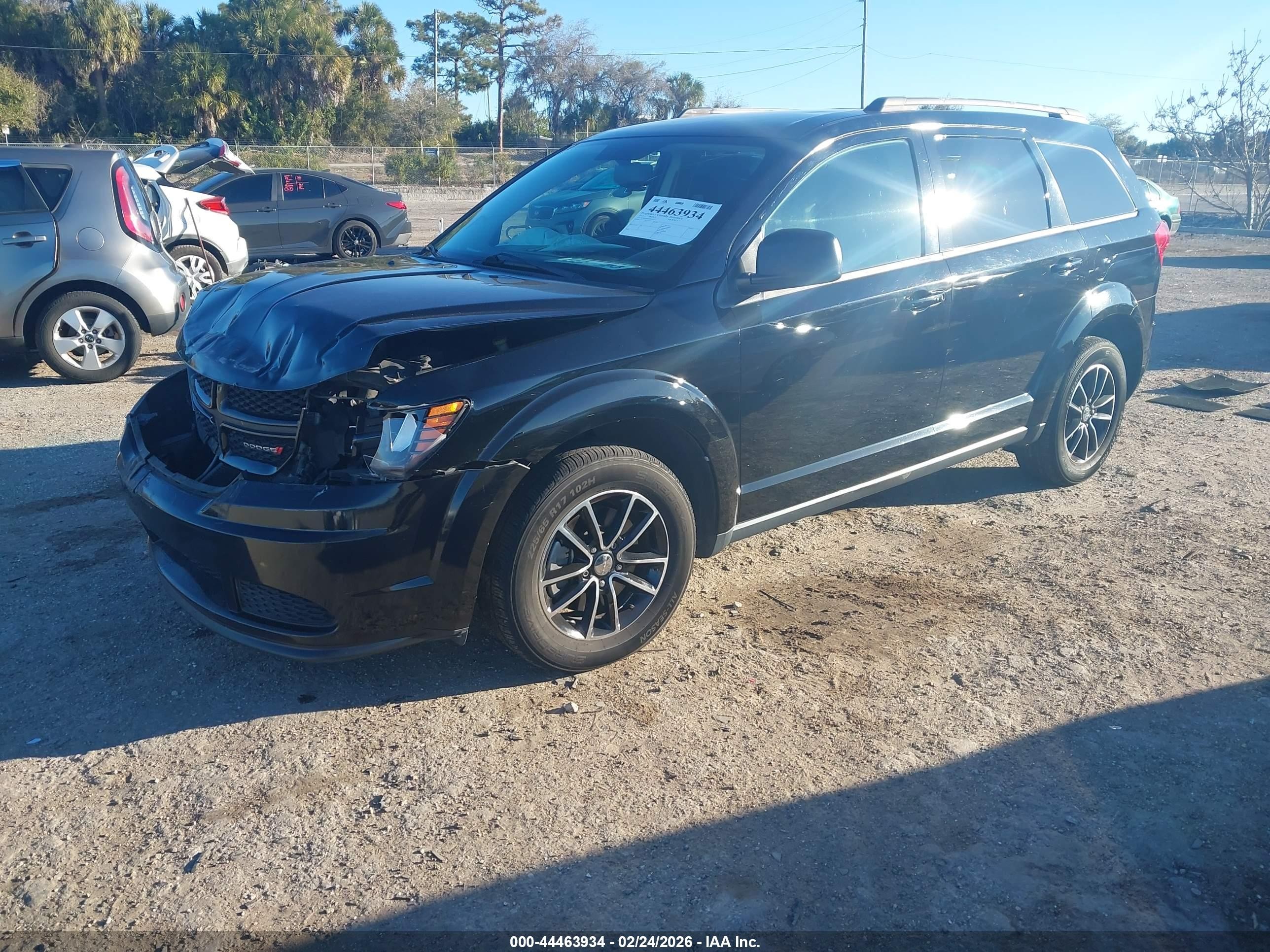 2017 Dodge Journey Se Awd Black vin: 3C4PDDAG7HT636533