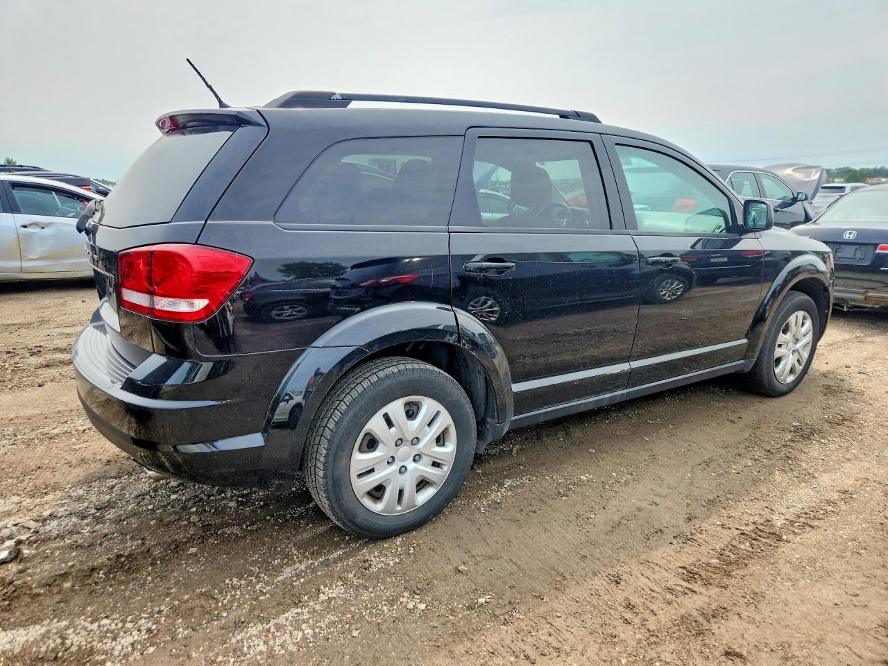 2014 Dodge Journey Se Black vin: 3C4PDDAGXET189093