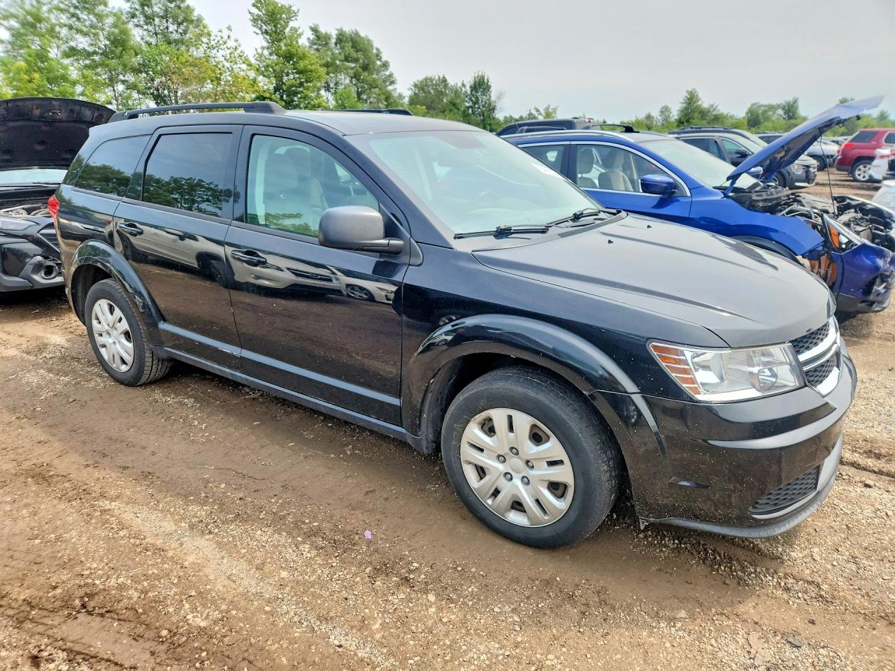 2014 Dodge Journey Se Black vin: 3C4PDDAGXET189093