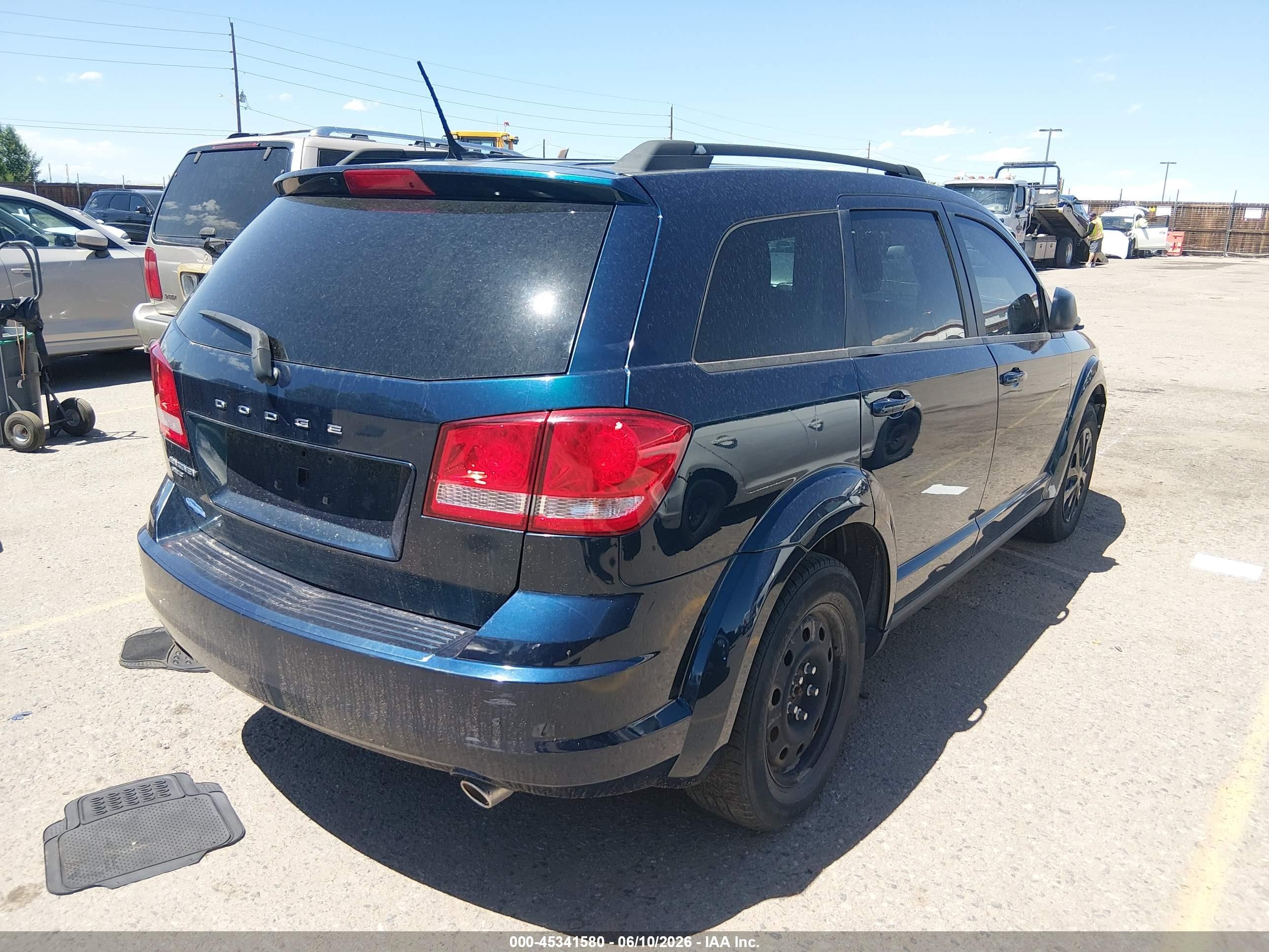 2014 Dodge Journey Se Blue vin: 3C4PDDAGXET221332