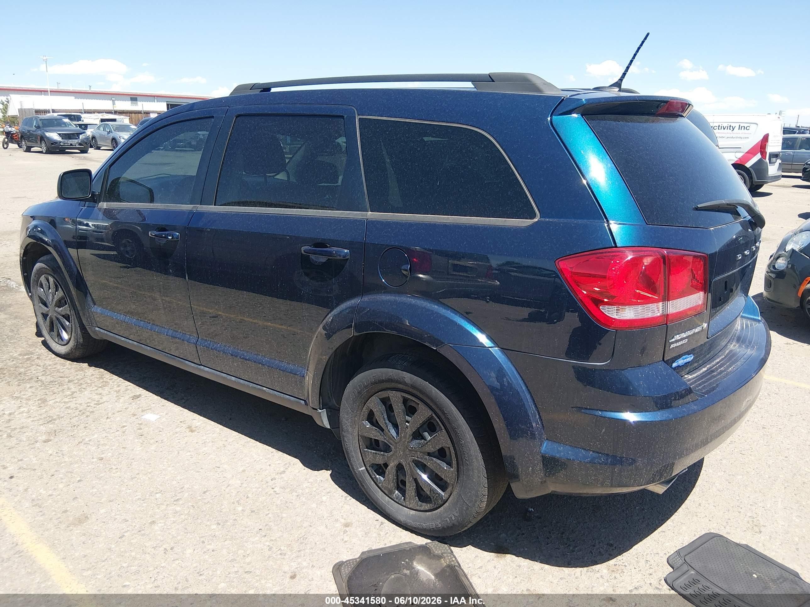 2014 Dodge Journey Se Blue vin: 3C4PDDAGXET221332