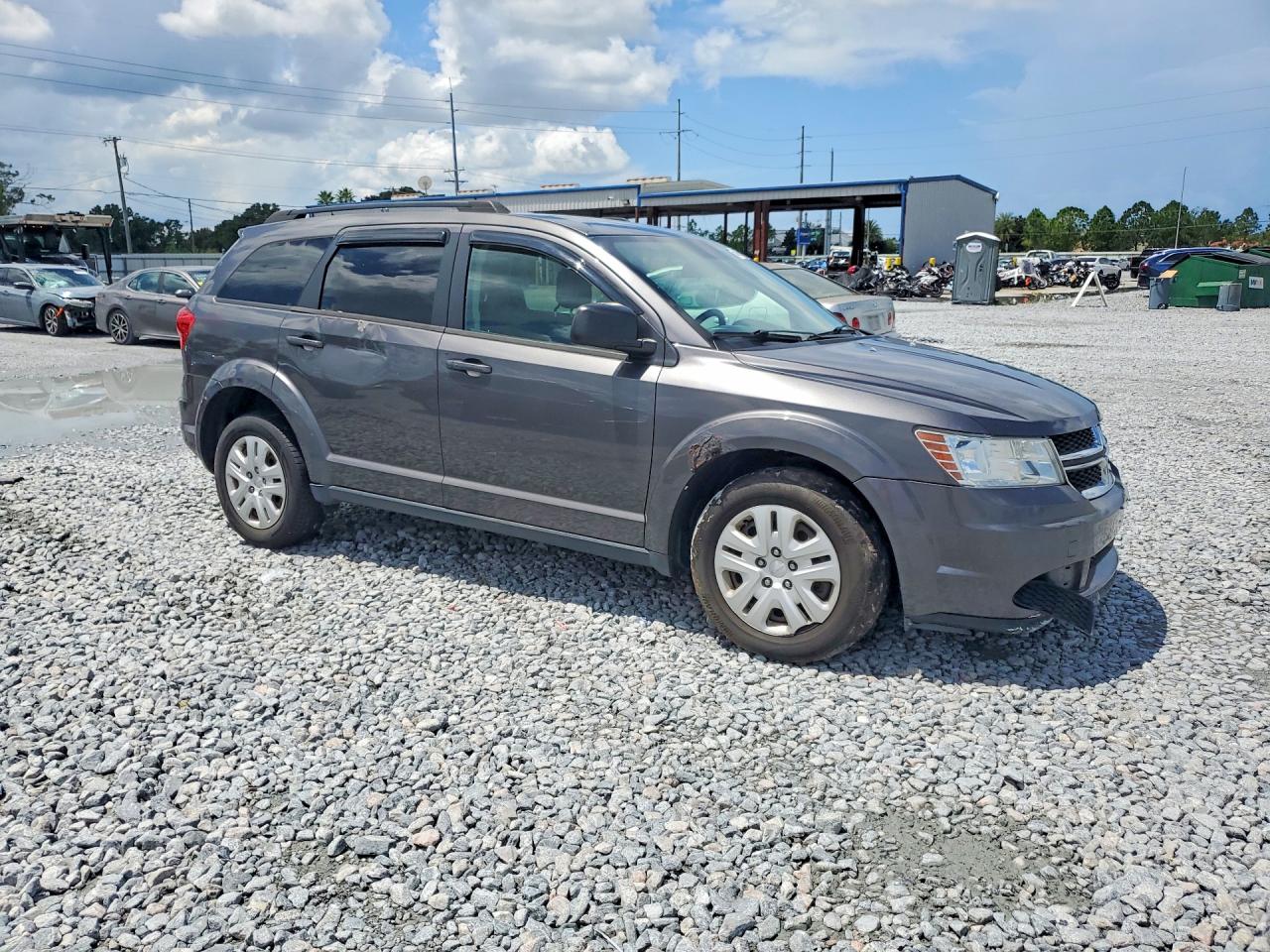 2015 Dodge Journey Se Gray vin: 3C4PDDAGXFT646387