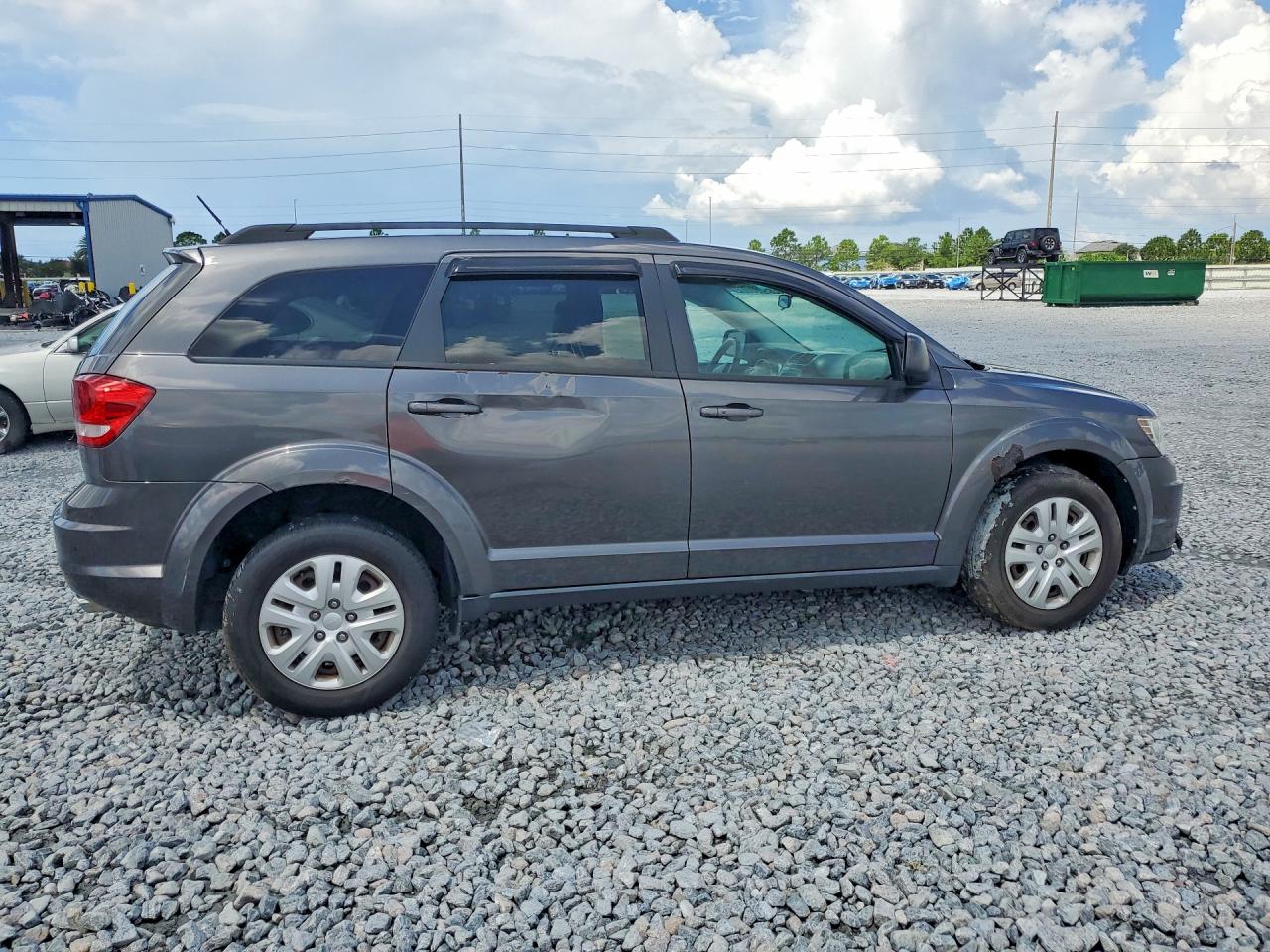 2015 Dodge Journey Se Gray vin: 3C4PDDAGXFT646387