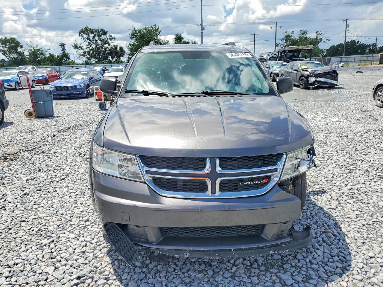 2015 Dodge Journey Se Gray vin: 3C4PDDAGXFT646387
