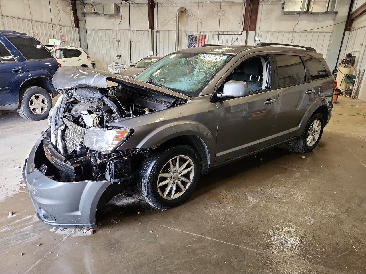 2013 Dodge Journey Sxt Gray vin: 3C4PDDBG0DT593209