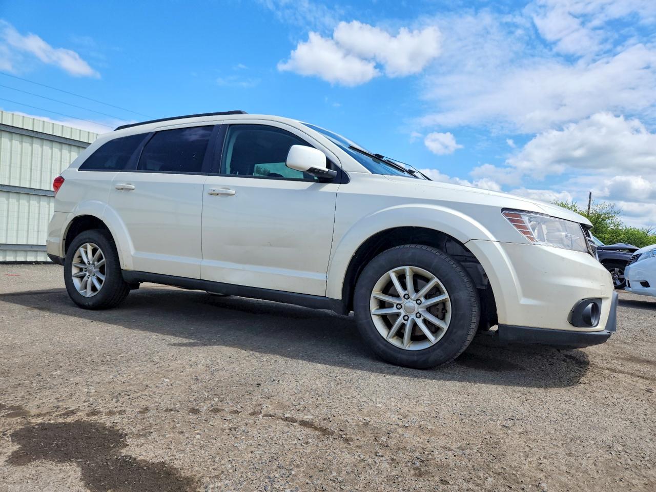 2013 Dodge Journey Sxt White vin: 3C4PDDBG0DT706107
