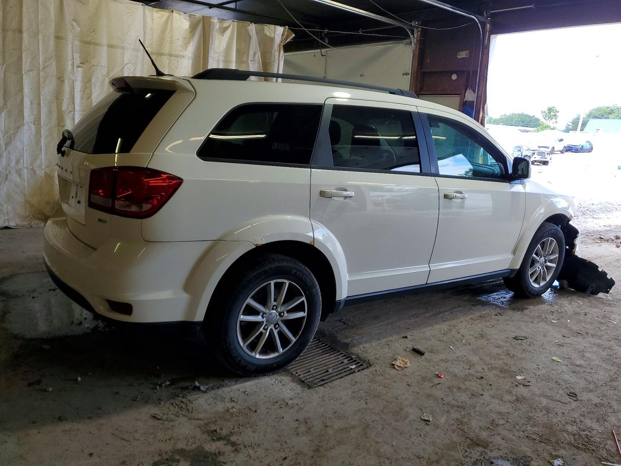 2014 Dodge Journey Sxt Белый vin: 3C4PDDBG0ET155839