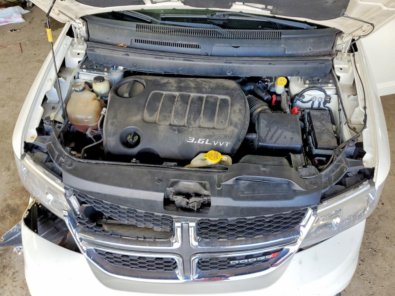 2014 Dodge Journey Sxt Белый vin: 3C4PDDBG0ET155839
