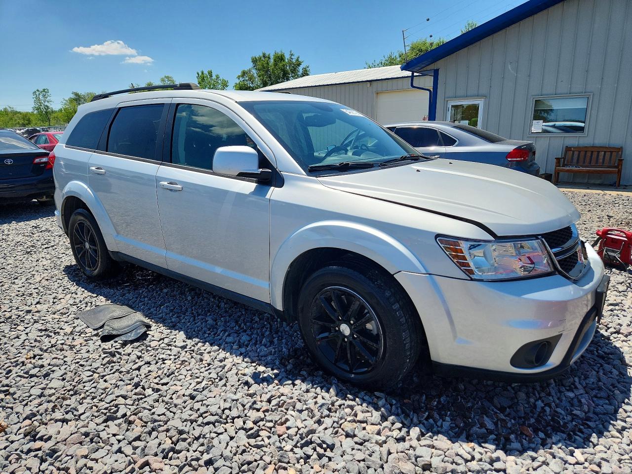 2014 Dodge Journey Sxt Silver vin: 3C4PDDBG0ET206143