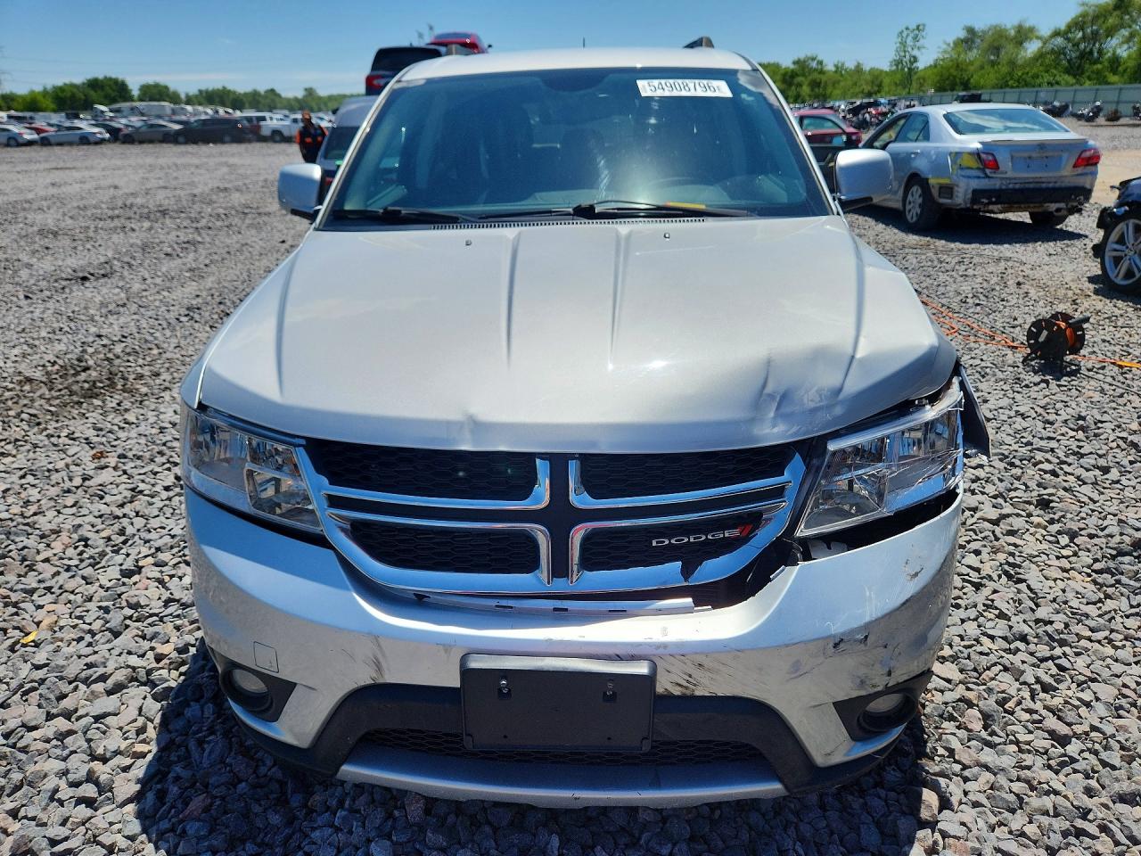 2014 Dodge Journey Sxt Silver vin: 3C4PDDBG0ET206143
