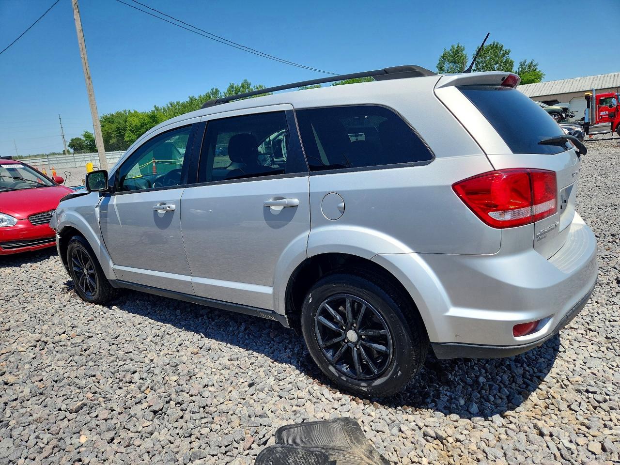 2014 Dodge Journey Sxt Silver vin: 3C4PDDBG0ET206143